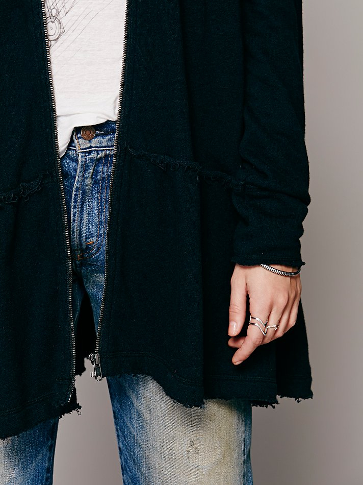 free people black sweatshirt