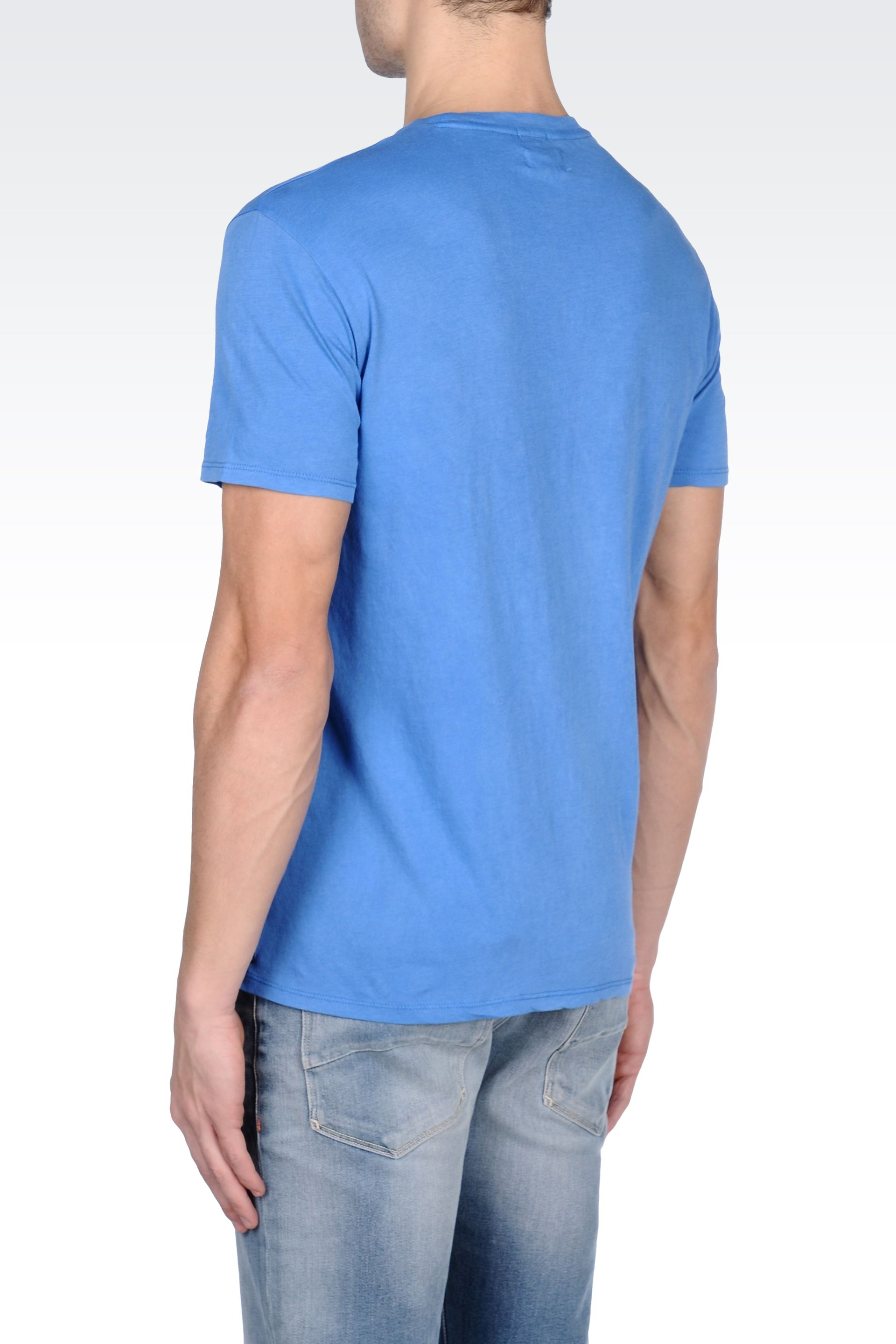 blue cotton tshirt