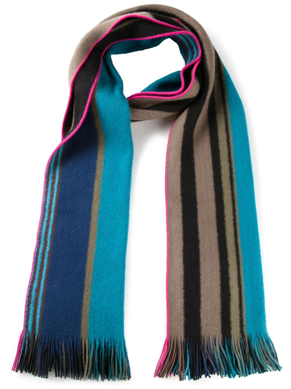 Paul smith Knit Reversible Scarf for Men | Lyst