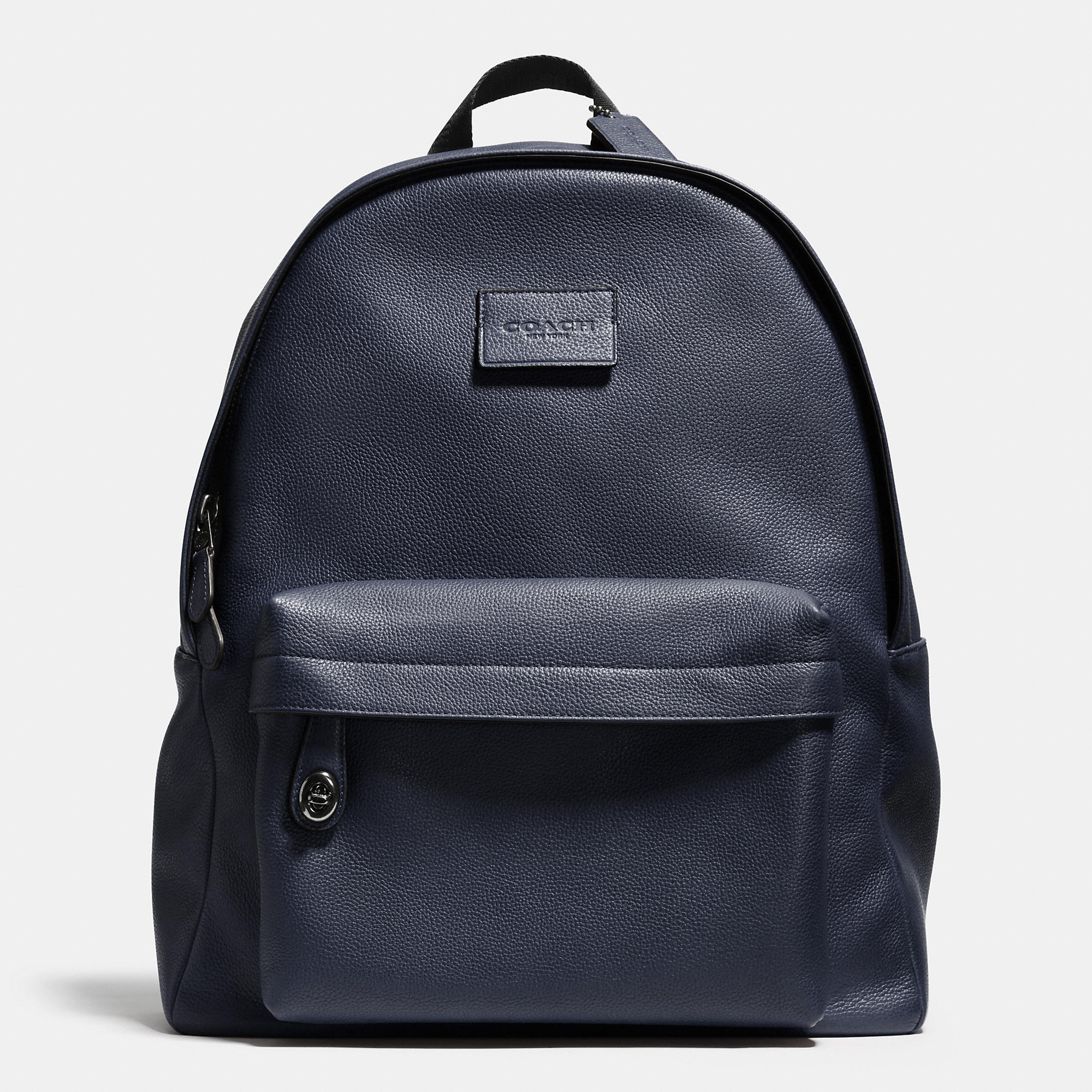 Coach Campus Backpack In Refined Pebble Leather in Black ... Coach Campus Backpack In Refined Pebble Leather in Black ...
