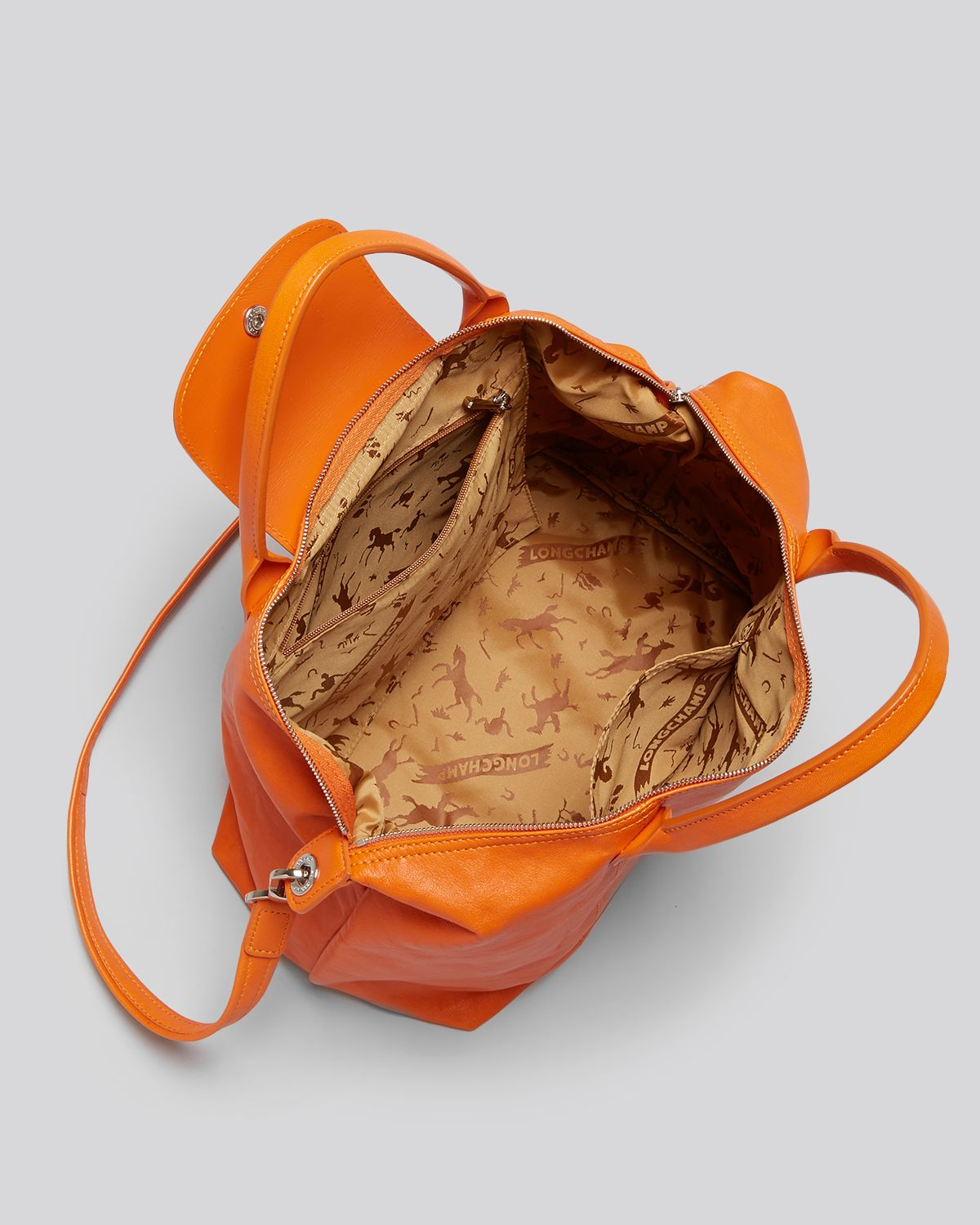 longchamp le pliage small orange