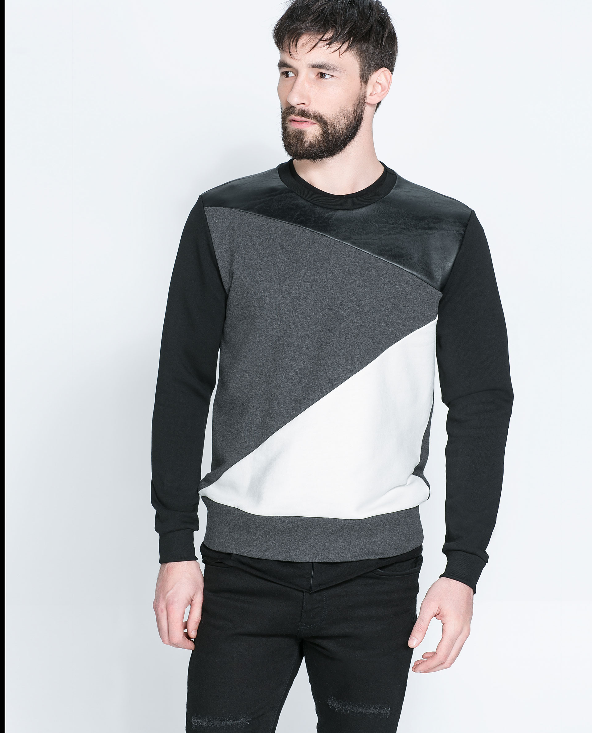 zara mens sweatshirt