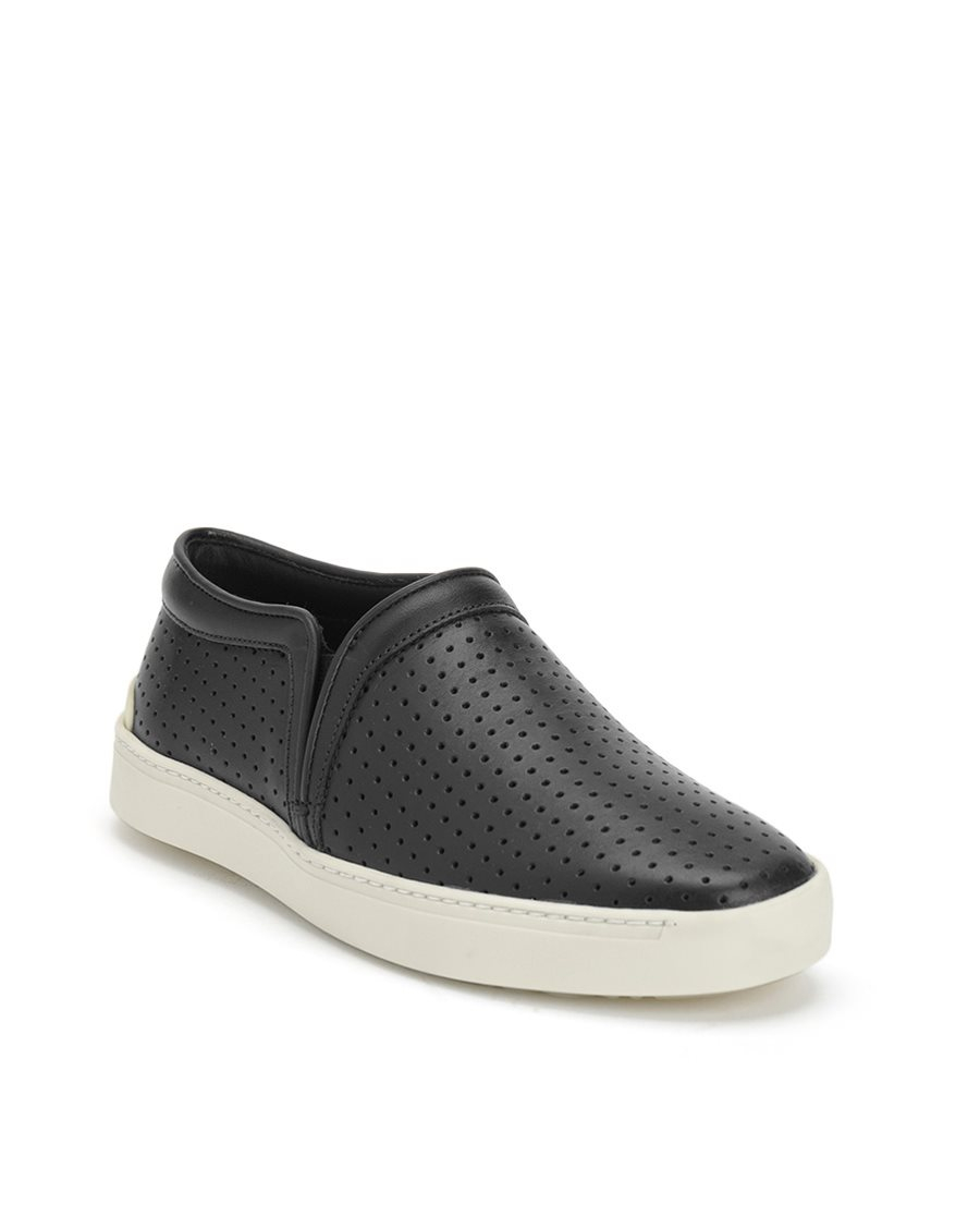 Rag & bone Kent Slip-On Leather Sneakers in Black | Lyst