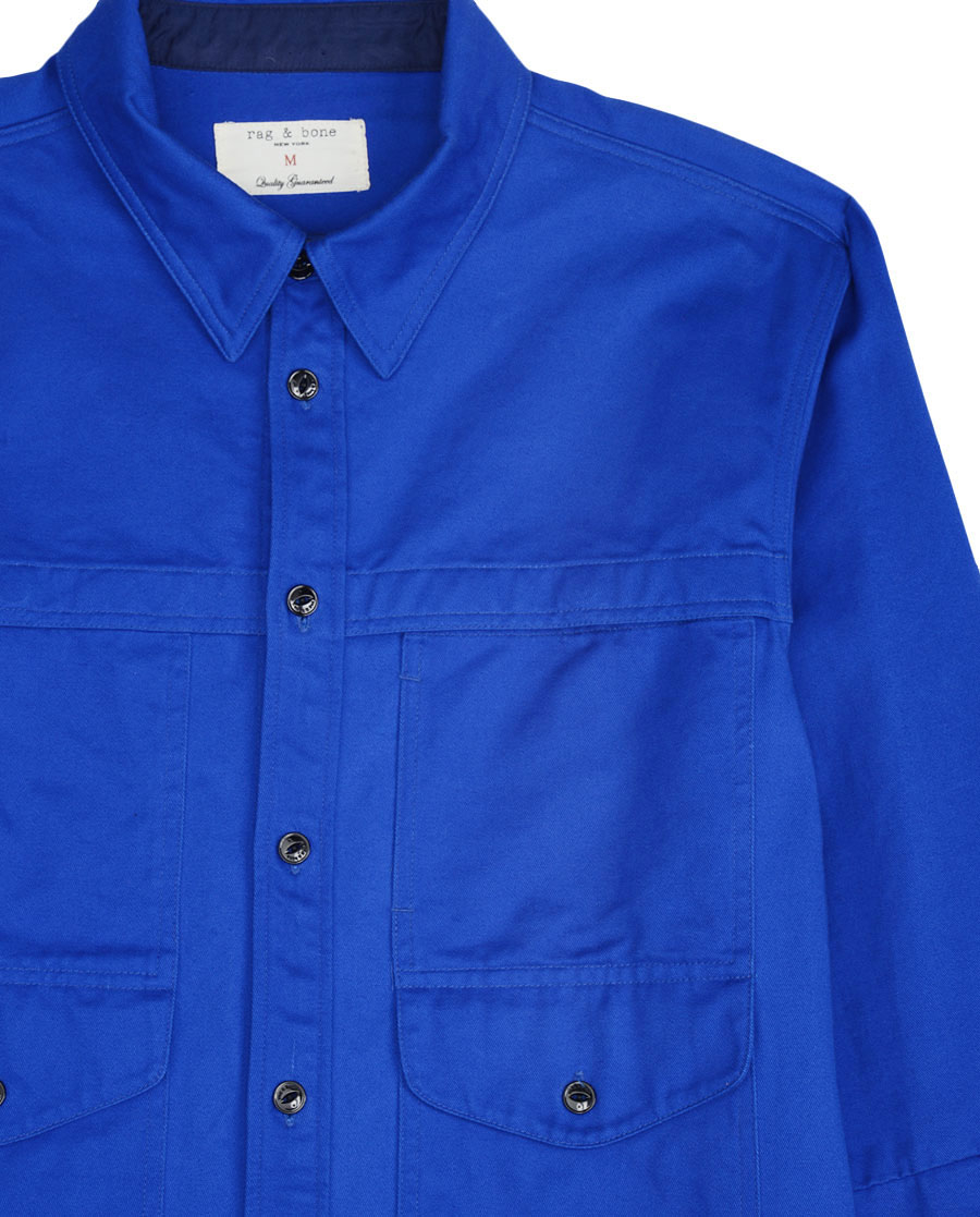 Lyst - Rag & Bone Markham Shirt in Blue