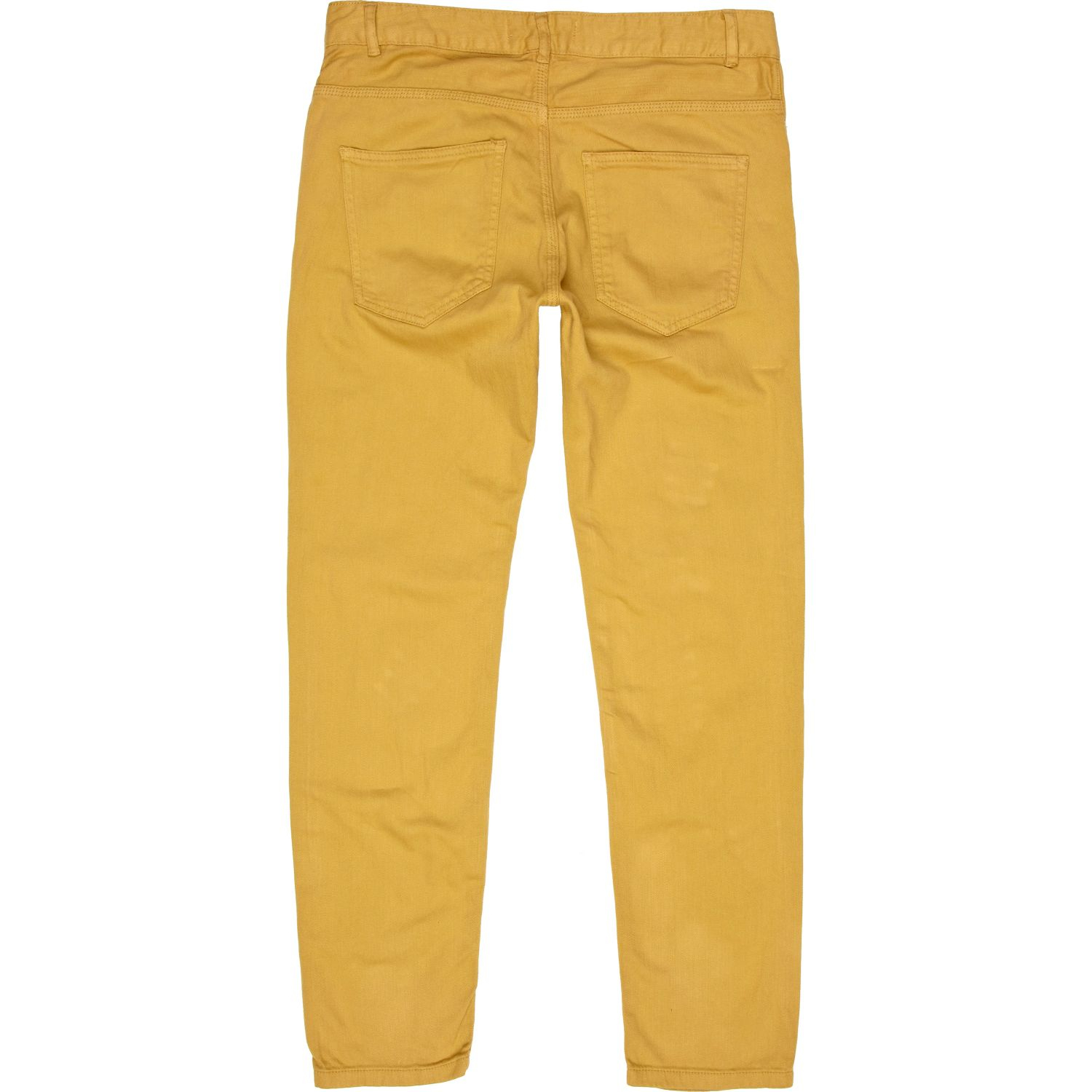 River island Mustard Yellow Sid Skinny Stretch Jeans in Yellow Lyst