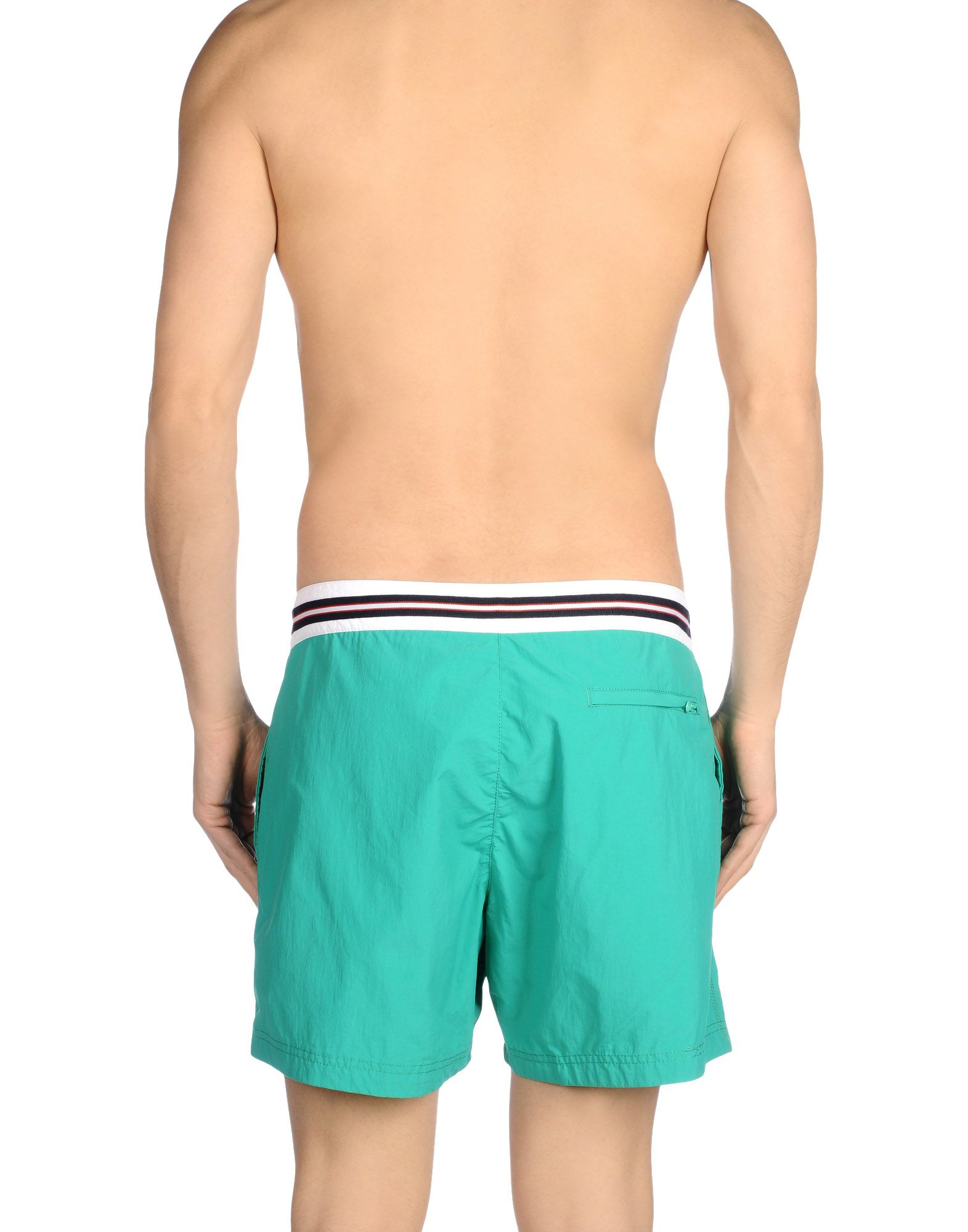Lyst - Tommy Hilfiger Swimming Trunk in Green for Men
