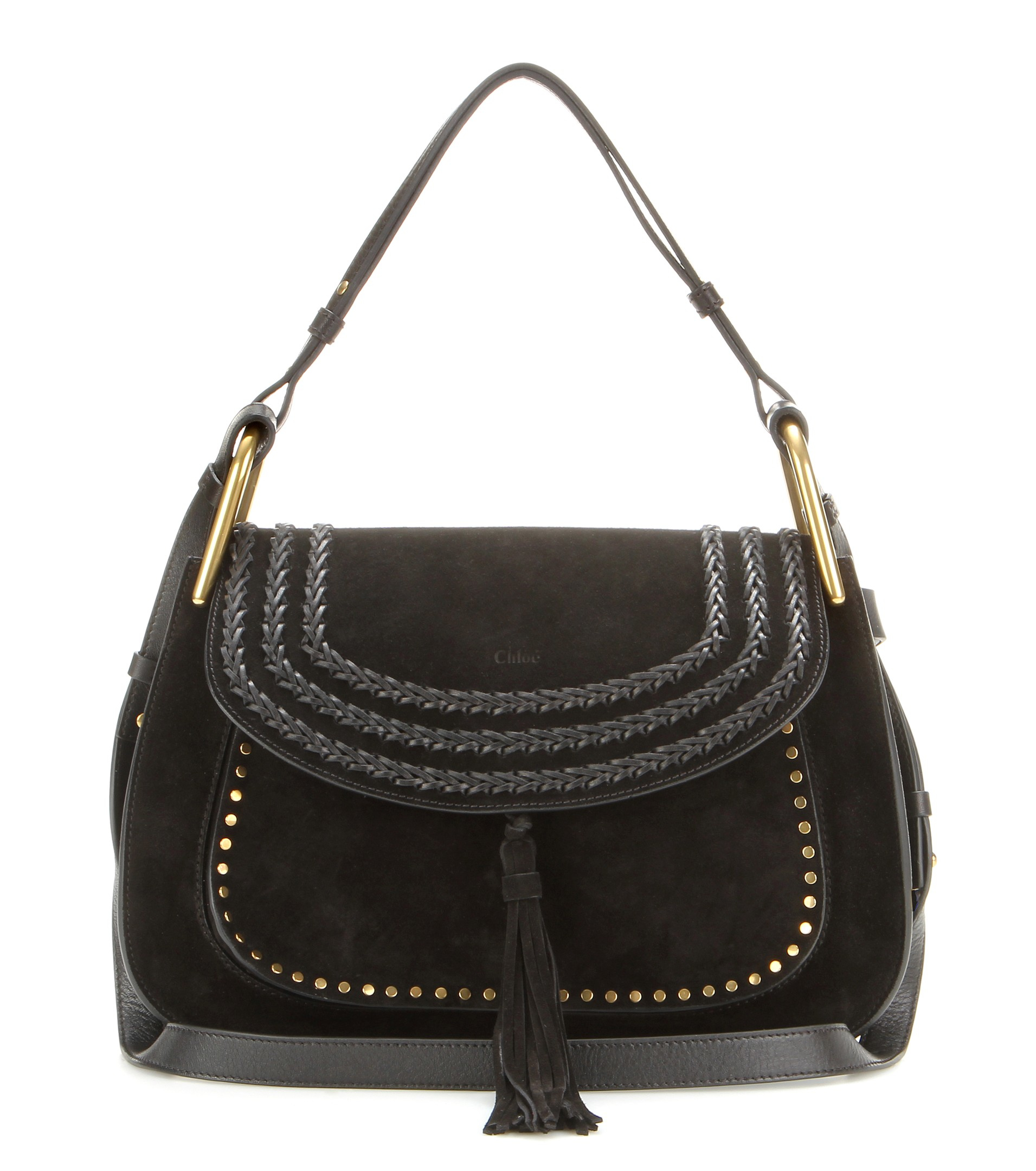 chloe bag online shop - Chlo Hudson Small Suede Shoulder Bag in Black | Lyst