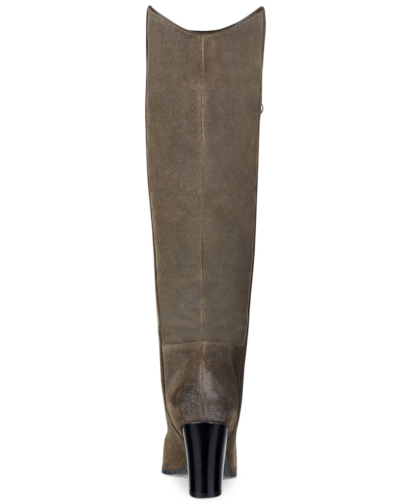 Guess Women�s Honon Suede Tall Boots in Beige (Dark