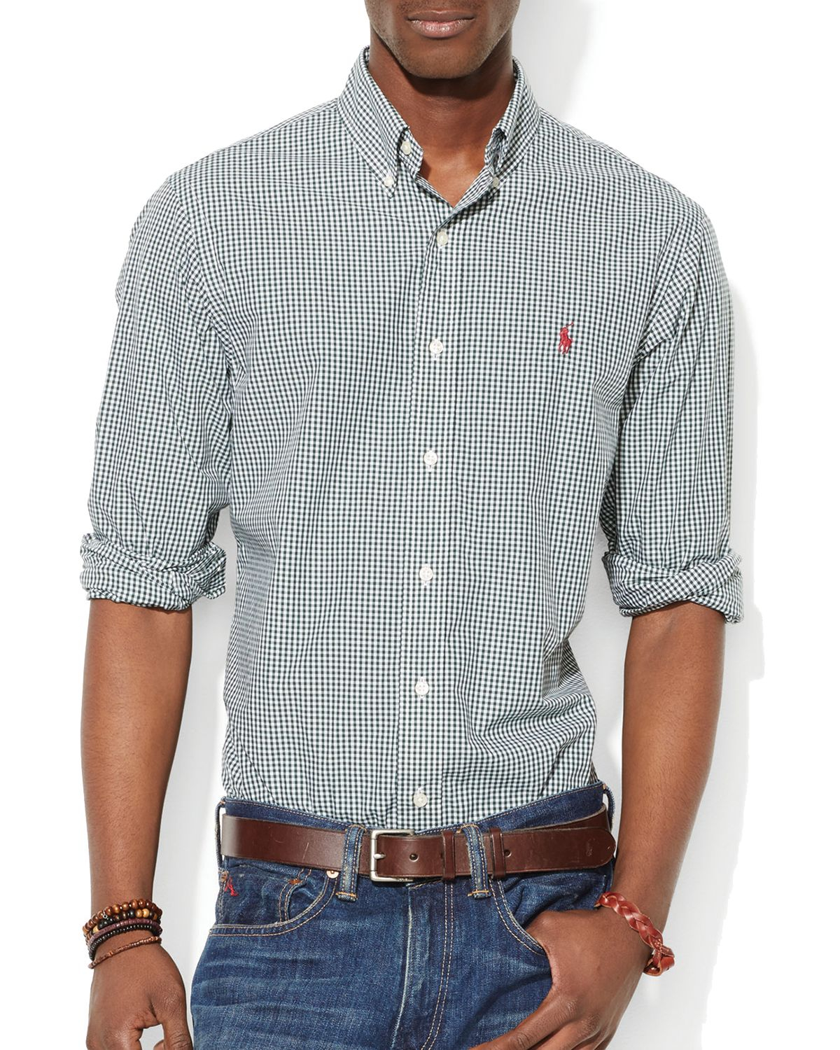 men's slim fit ralph lauren shirt