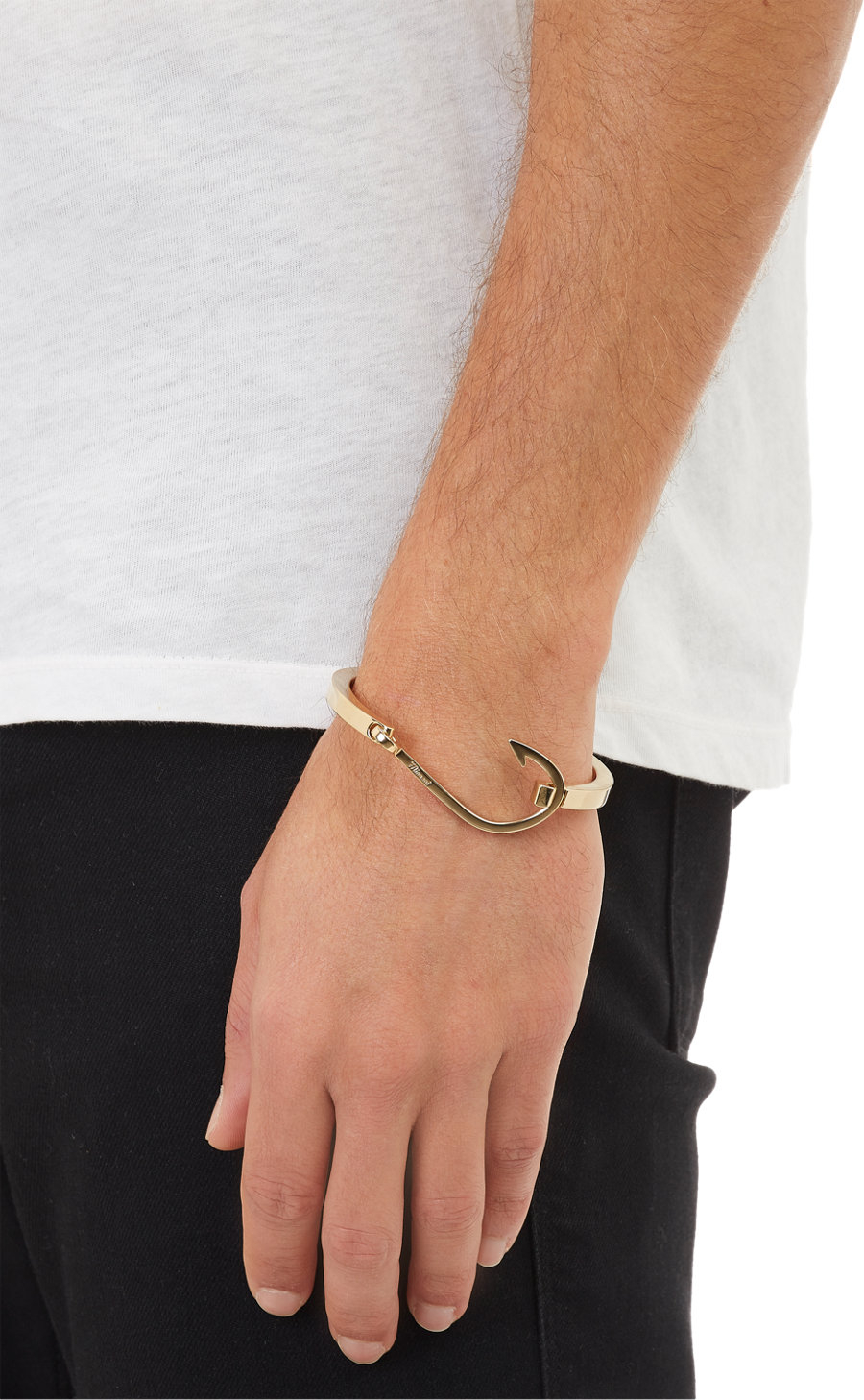 Miansai Hook Bracelet In Metallic For Men Lyst Gallery