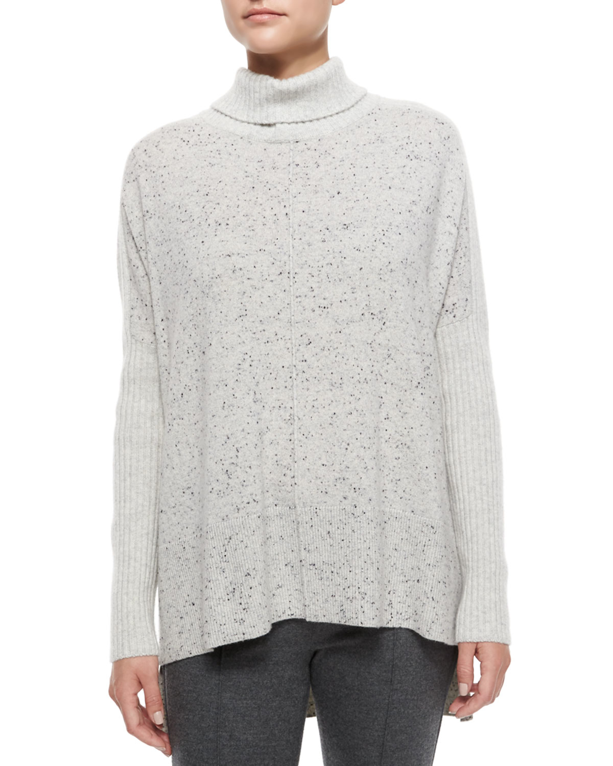 Lyst Rag & Bone Catherine Cashmere Turtleneck Sweater in Gray