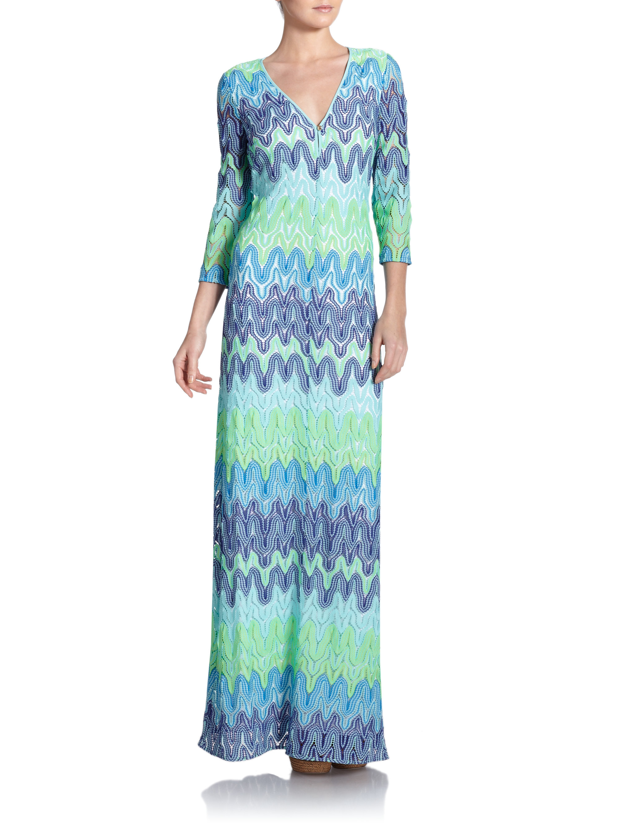 Lyst Lilly Pulitzer Lamora Maxi Dress In Blue