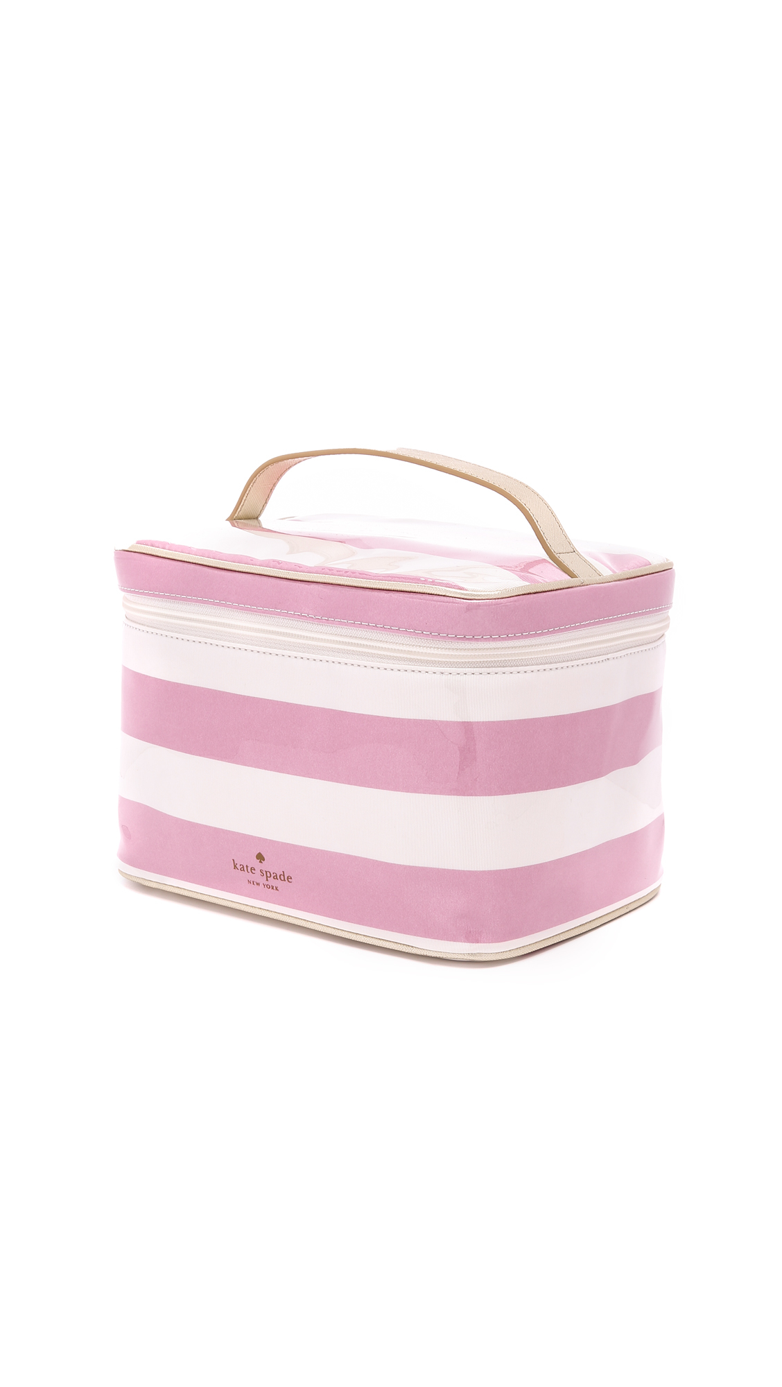 Kate spade new york Large Natalie Cosmetic Train Case Rose Jade/cream