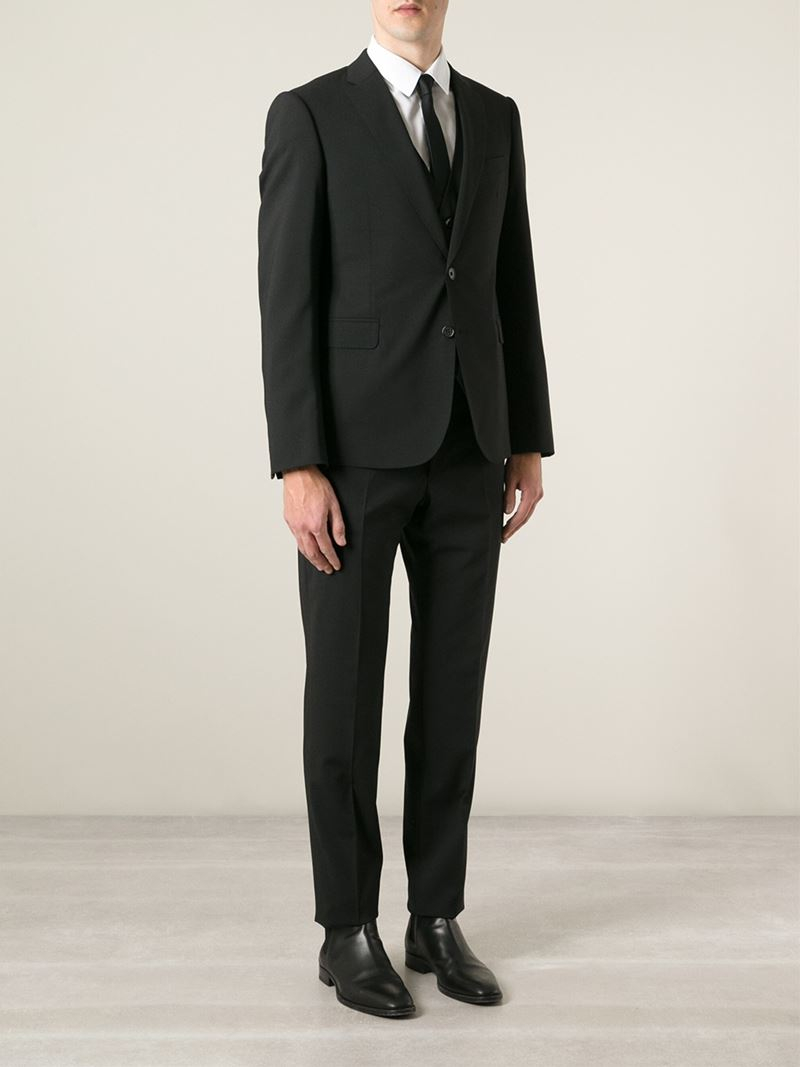 giorgio armani three piece suit