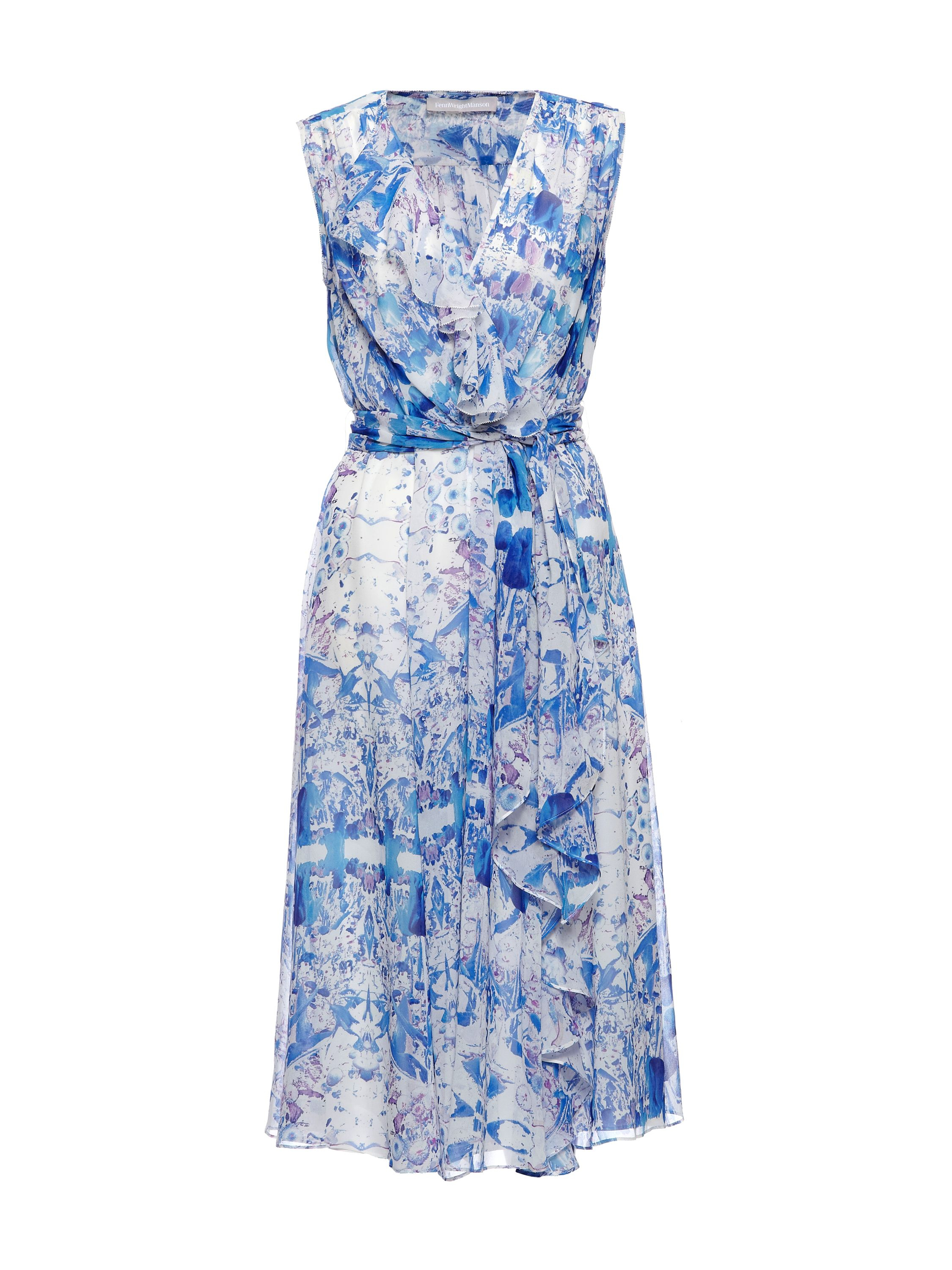 Fenn Wright Manson Olivia Dress in Blue (Multi-Coloured) | Lyst