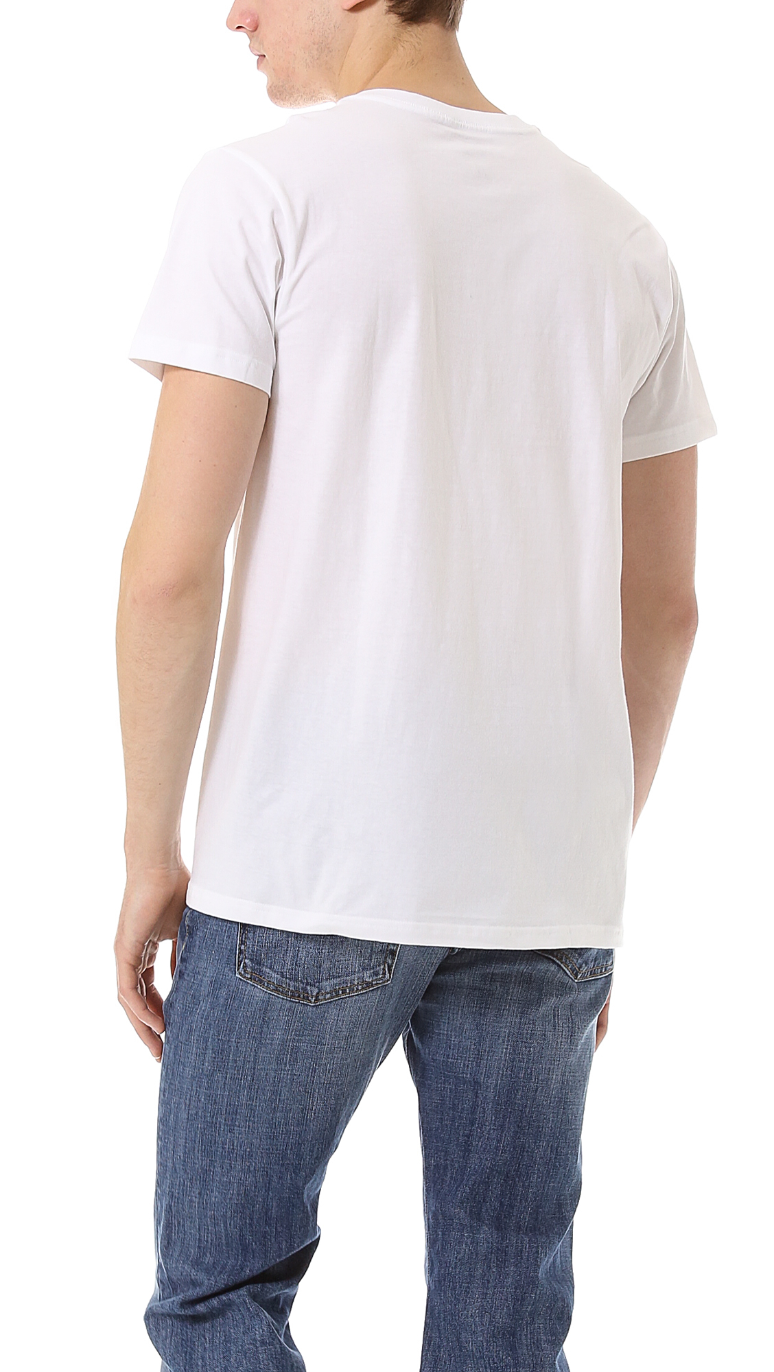 Lyst - Calvin Klein V Neck Tshirt 3 Pack in White for Men