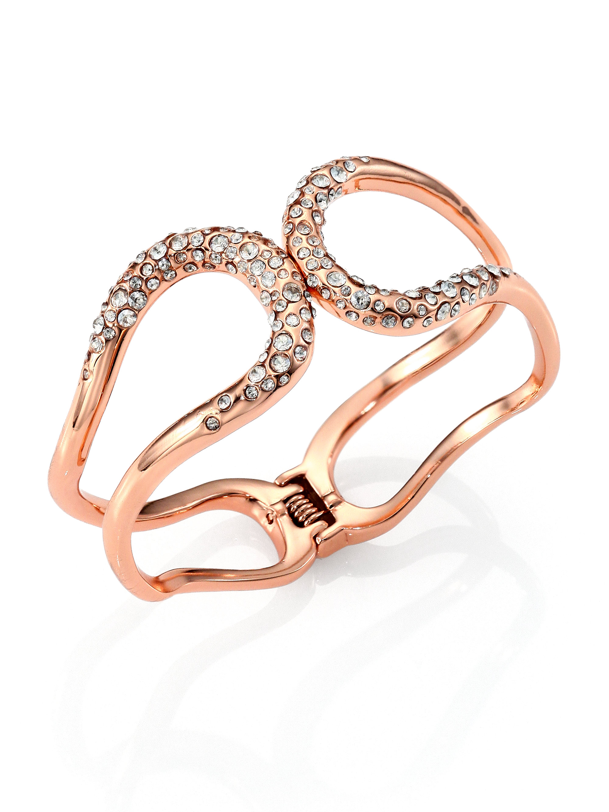 Lyst Alexis Bittar Miss Havisham Liquid Crystal Hinged Bracelet Gallery