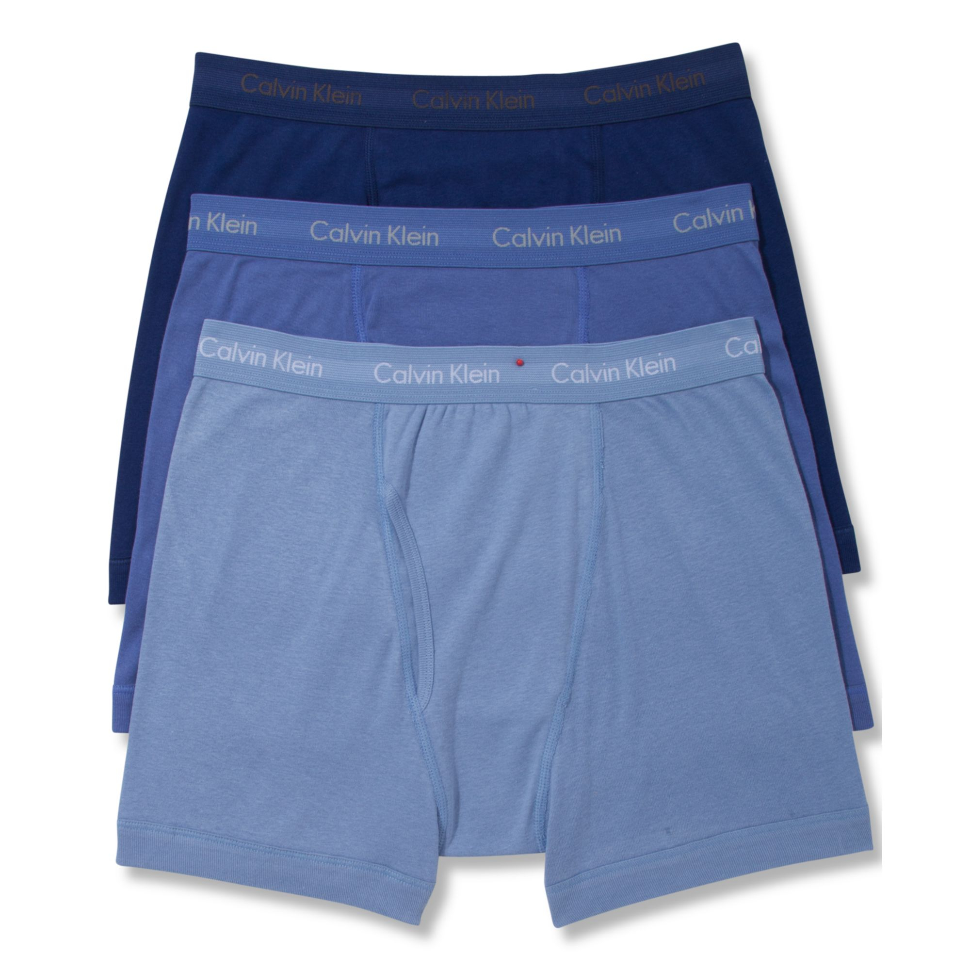 Lyst - Calvin Klein Classic Boxer Brief 3 Pack in Blue for Men