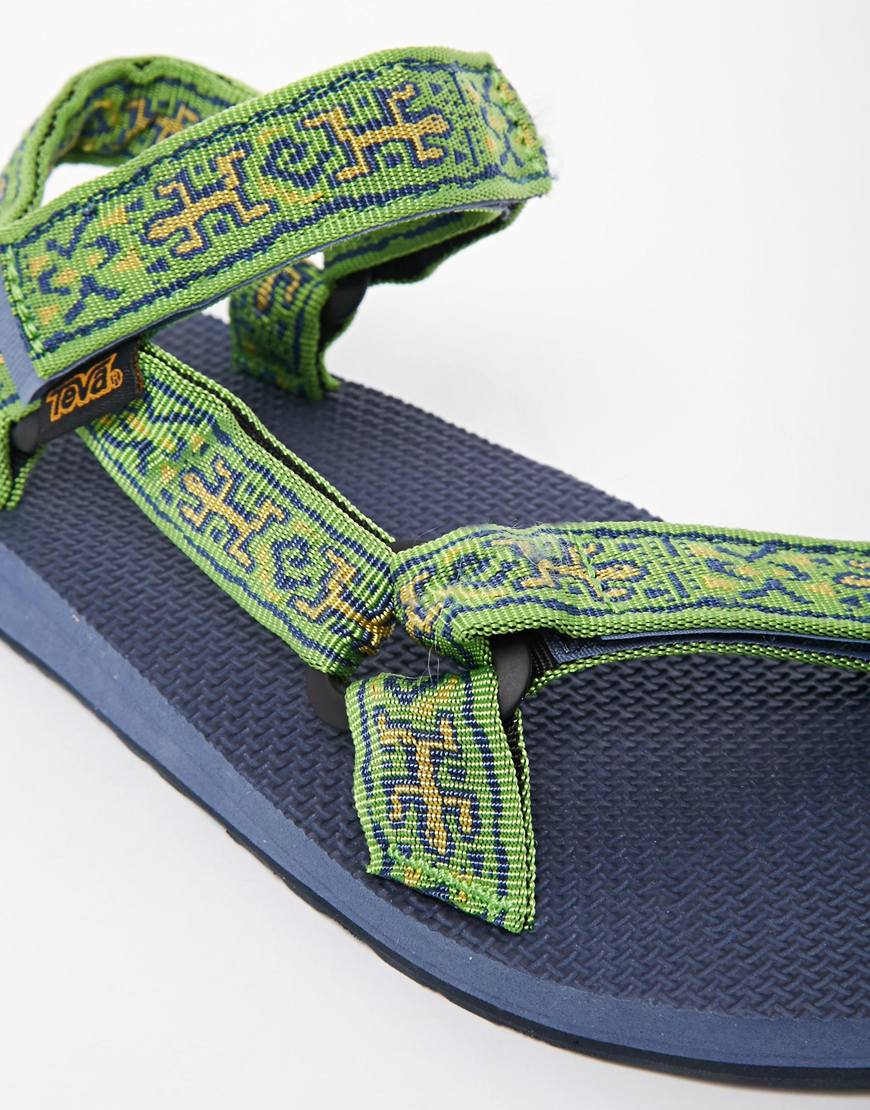 Lyst - Teva Original Universal Lizard Sandals in Green for Men