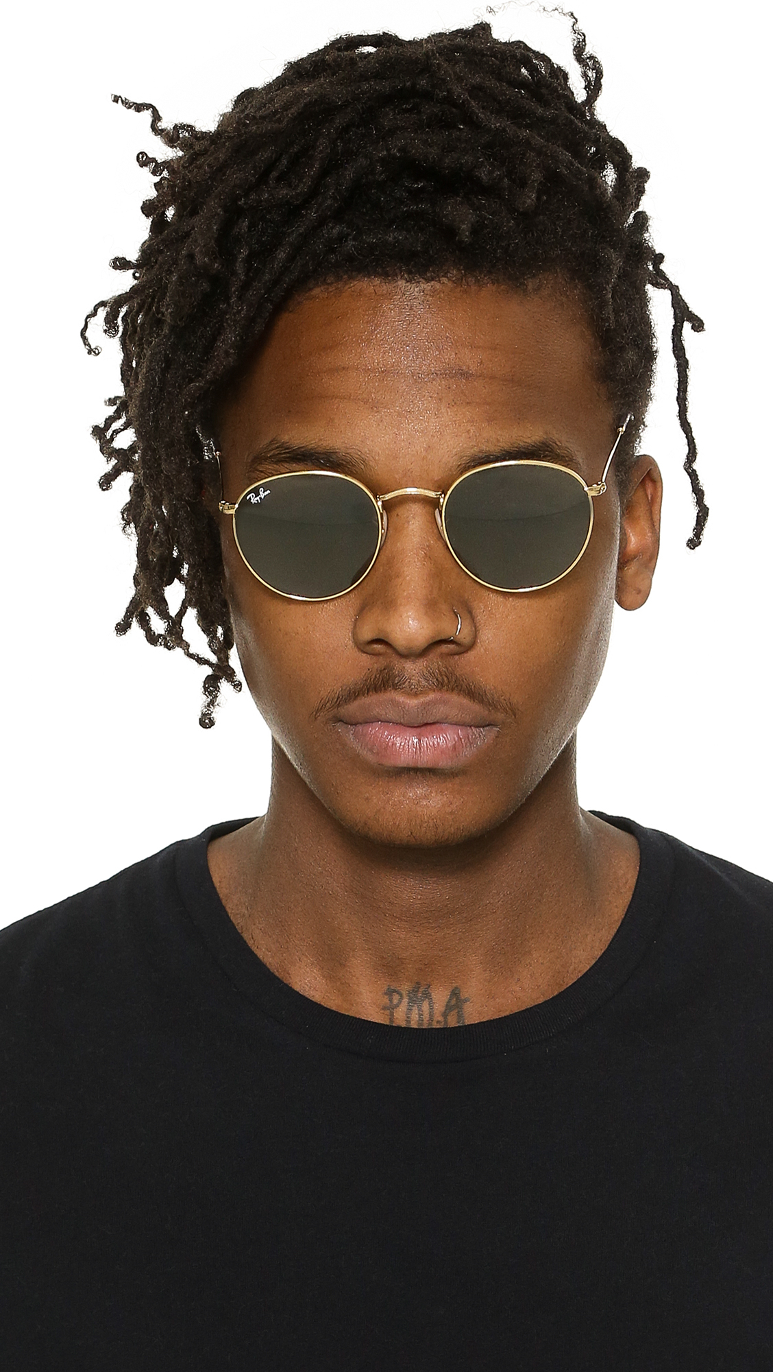 rayban round mens