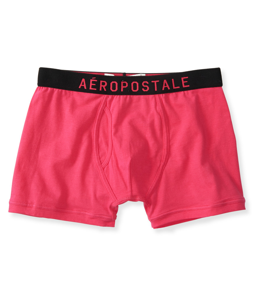 Aéropostale Solid Knit Boxer Briefs in Pink for Men Lyst