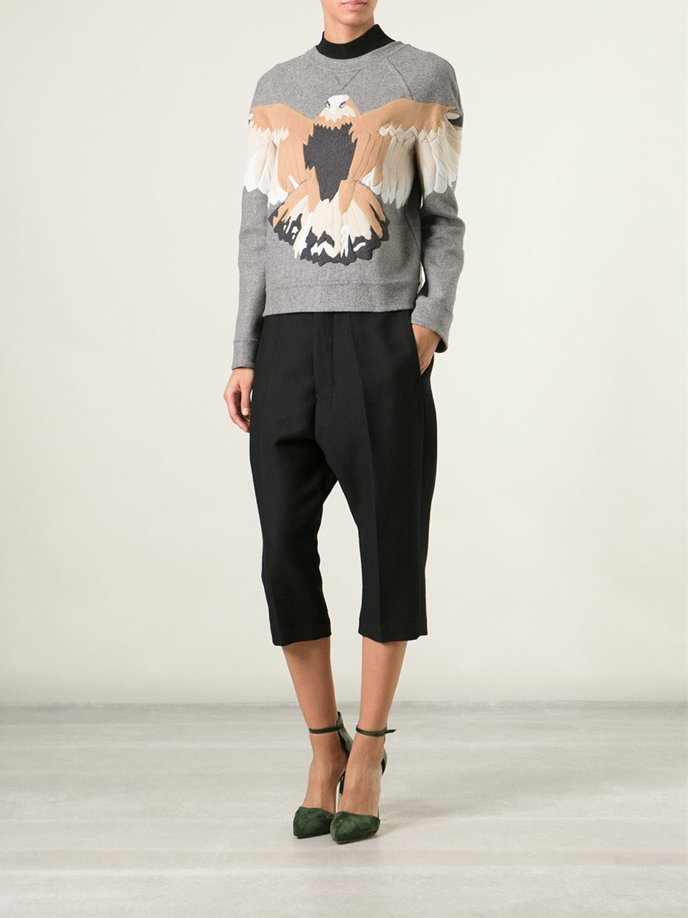 eagle print sweatshirt by valentino