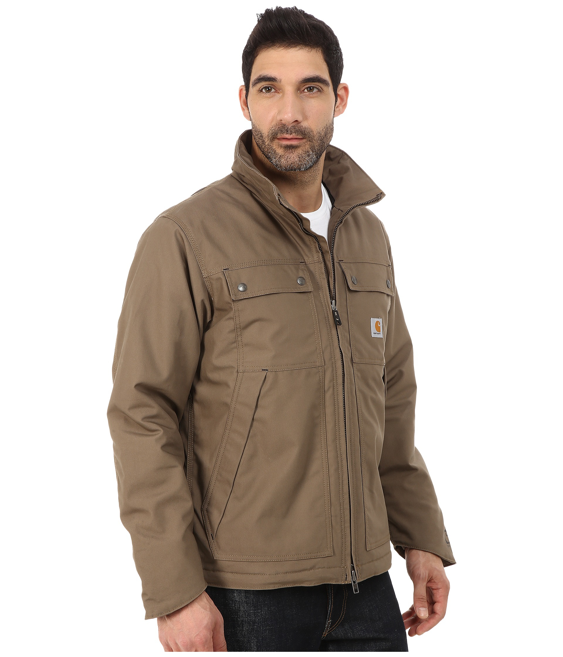 Carhartt Quick Duck® Jefferson Traditional Jacket in Brown for Men | Lyst