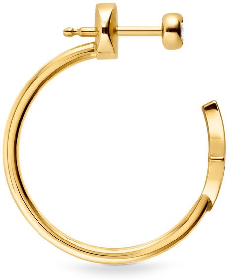 Louis Vuitton Monogram Idylle Hoop Earrings, Yellow Gold And Diamond in Gold (yellow) | Lyst