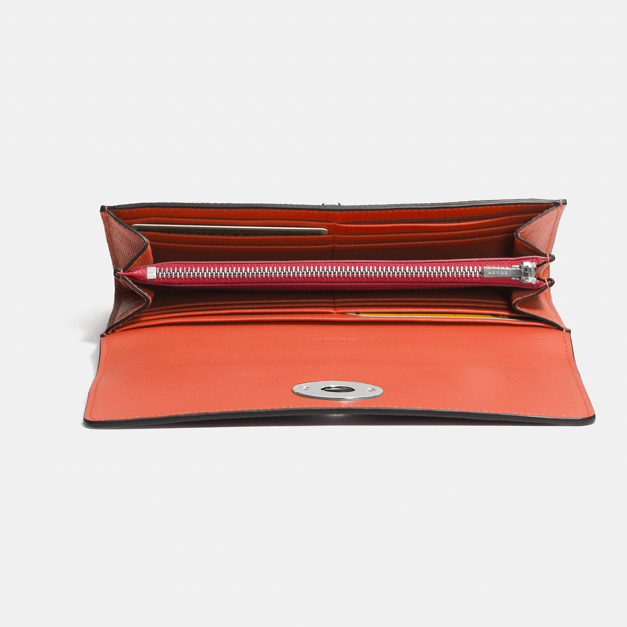Lyst Coach Slim Envelope Wallet With PopUp Pouch In Embossed