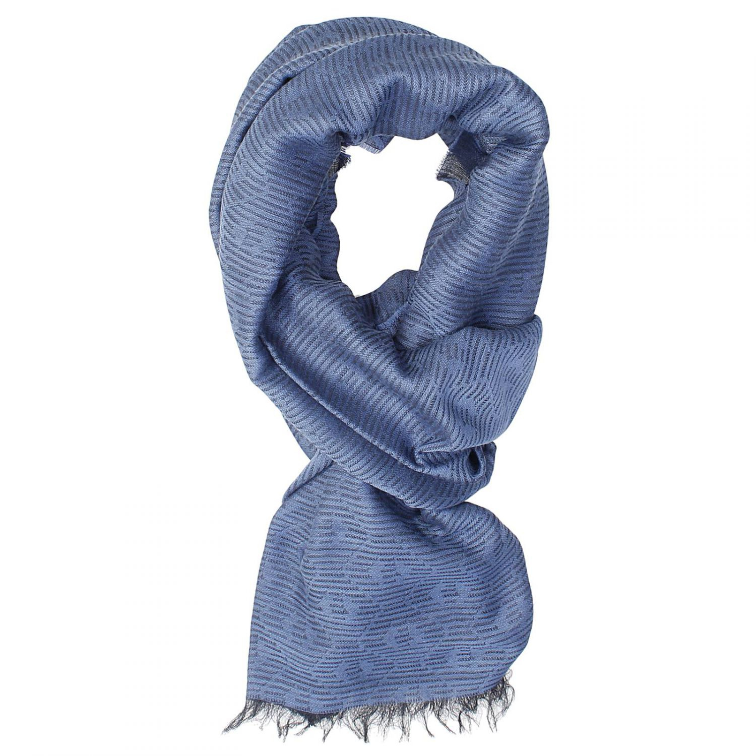 Giorgio armani Scarf Man in Blue for Men | Lyst