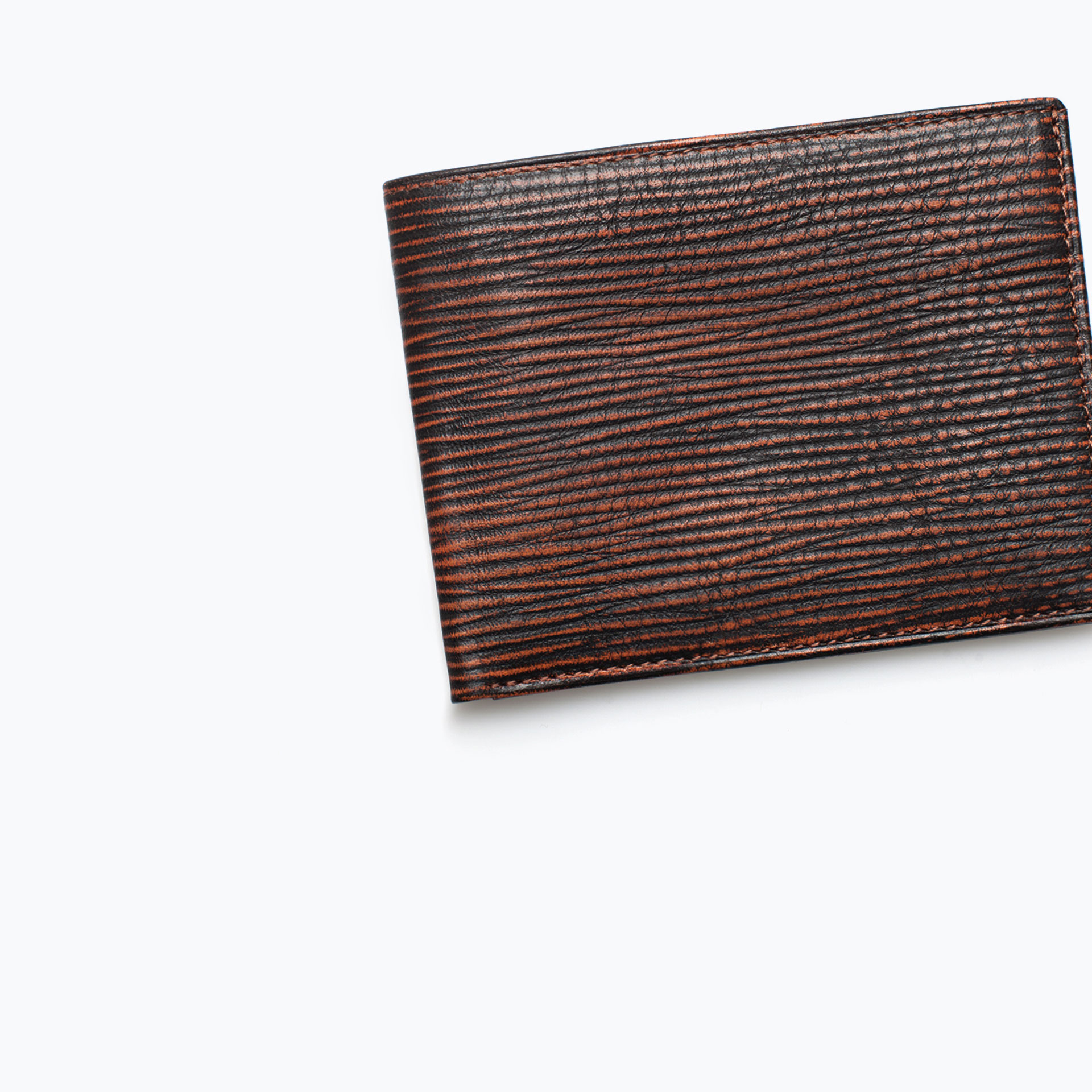 Zara Embossed Leather Wallet in Brown for Men Lyst