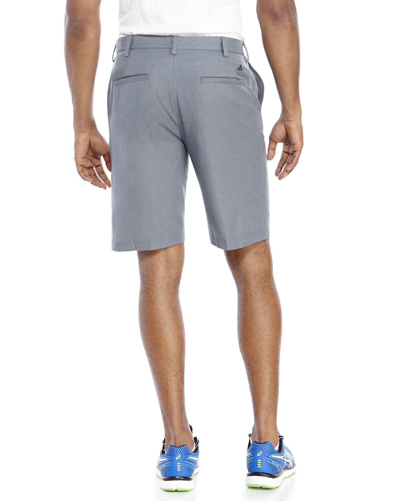 Lyst - Adidas Grey Flat Front Golf Shorts in Gray for Men