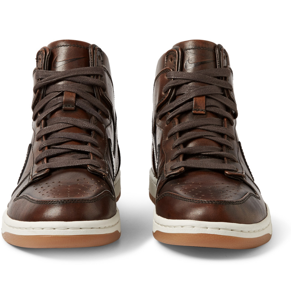 nike burnished leather
