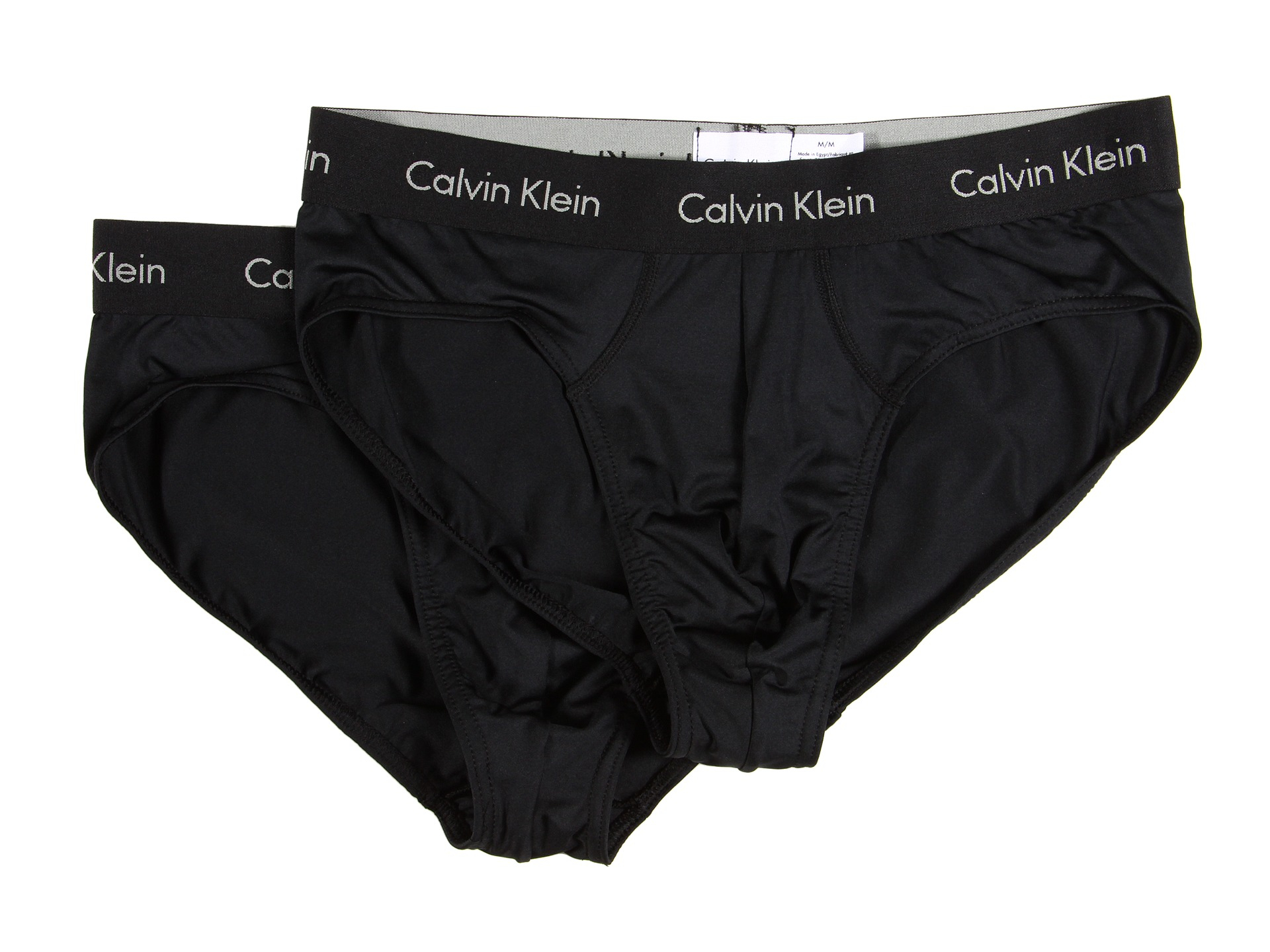 Calvin Klein Microfiber Stretch Pack Hip Brief In Black For Men Lyst