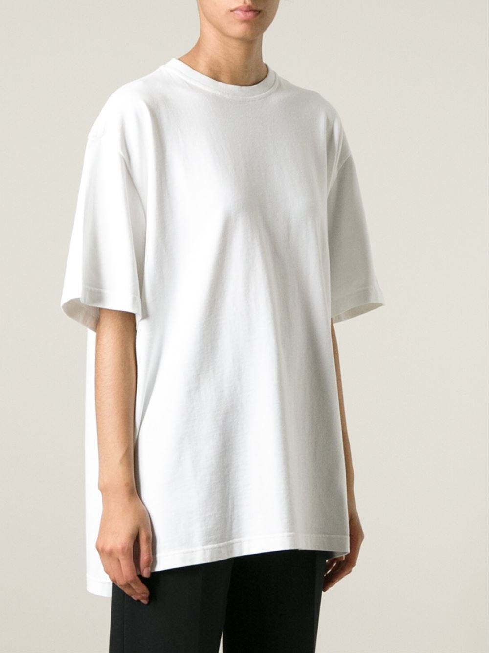 Vetements - White Back Print Oversized T-Shirt
