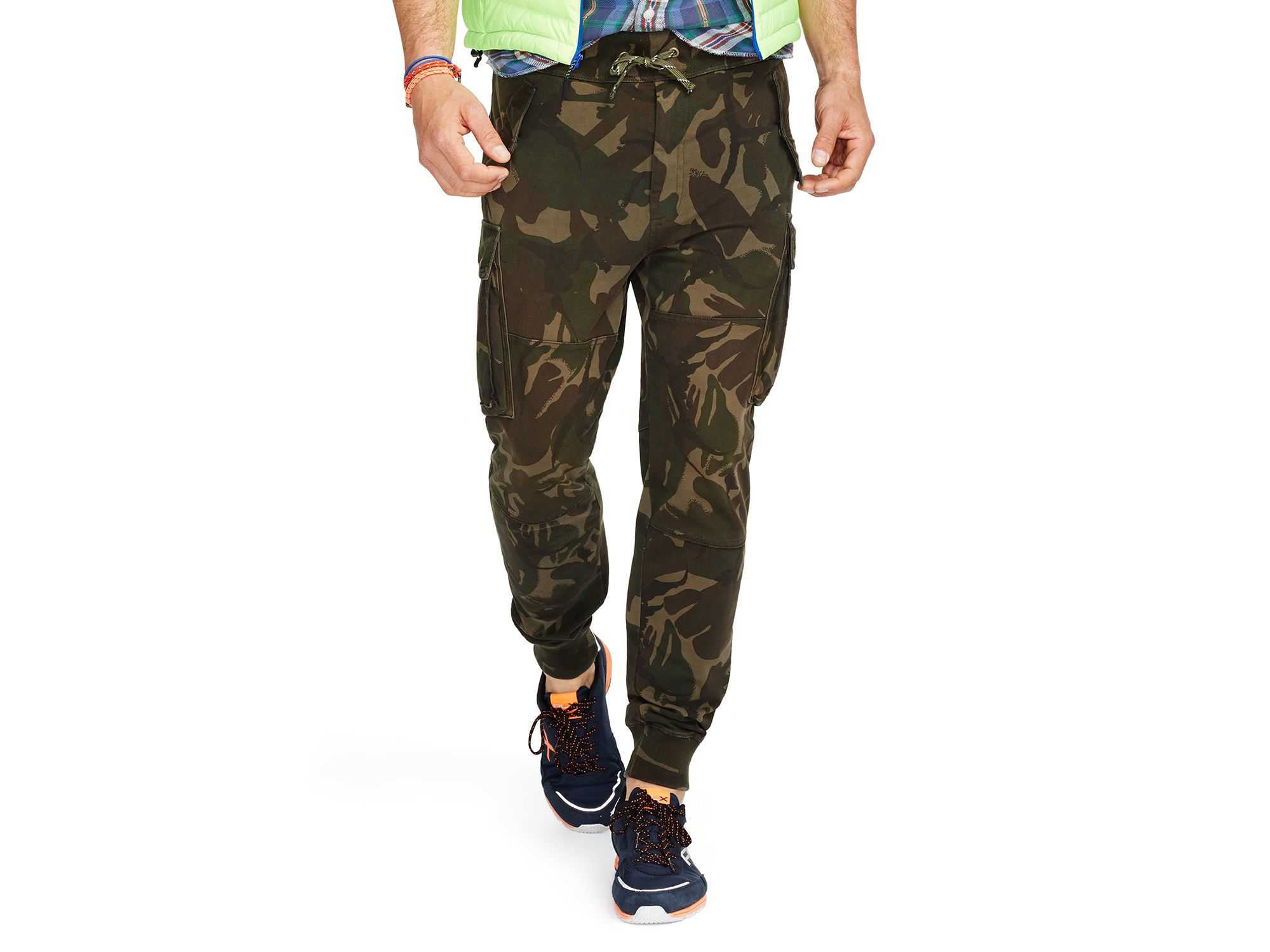 cargo pants with polo shirt