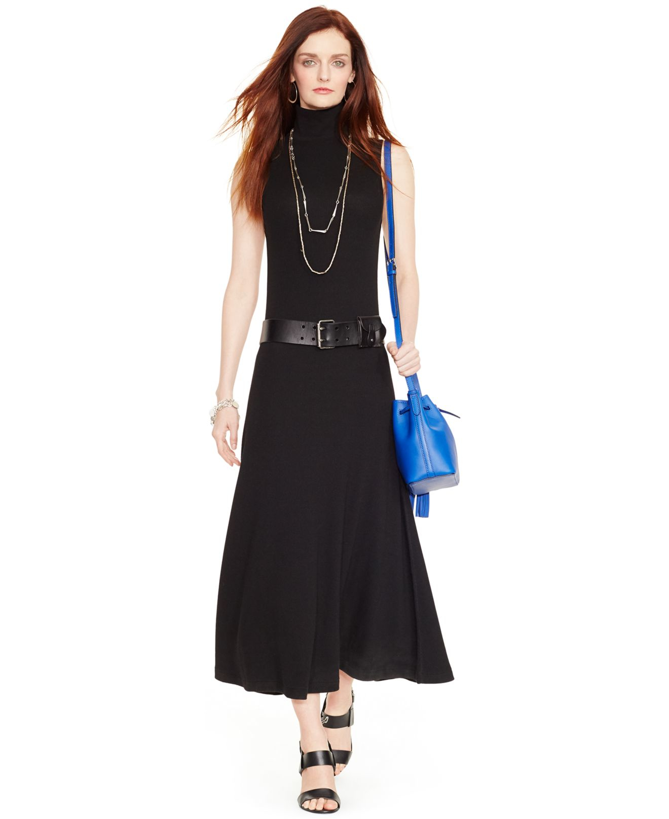 turtleneck maxi