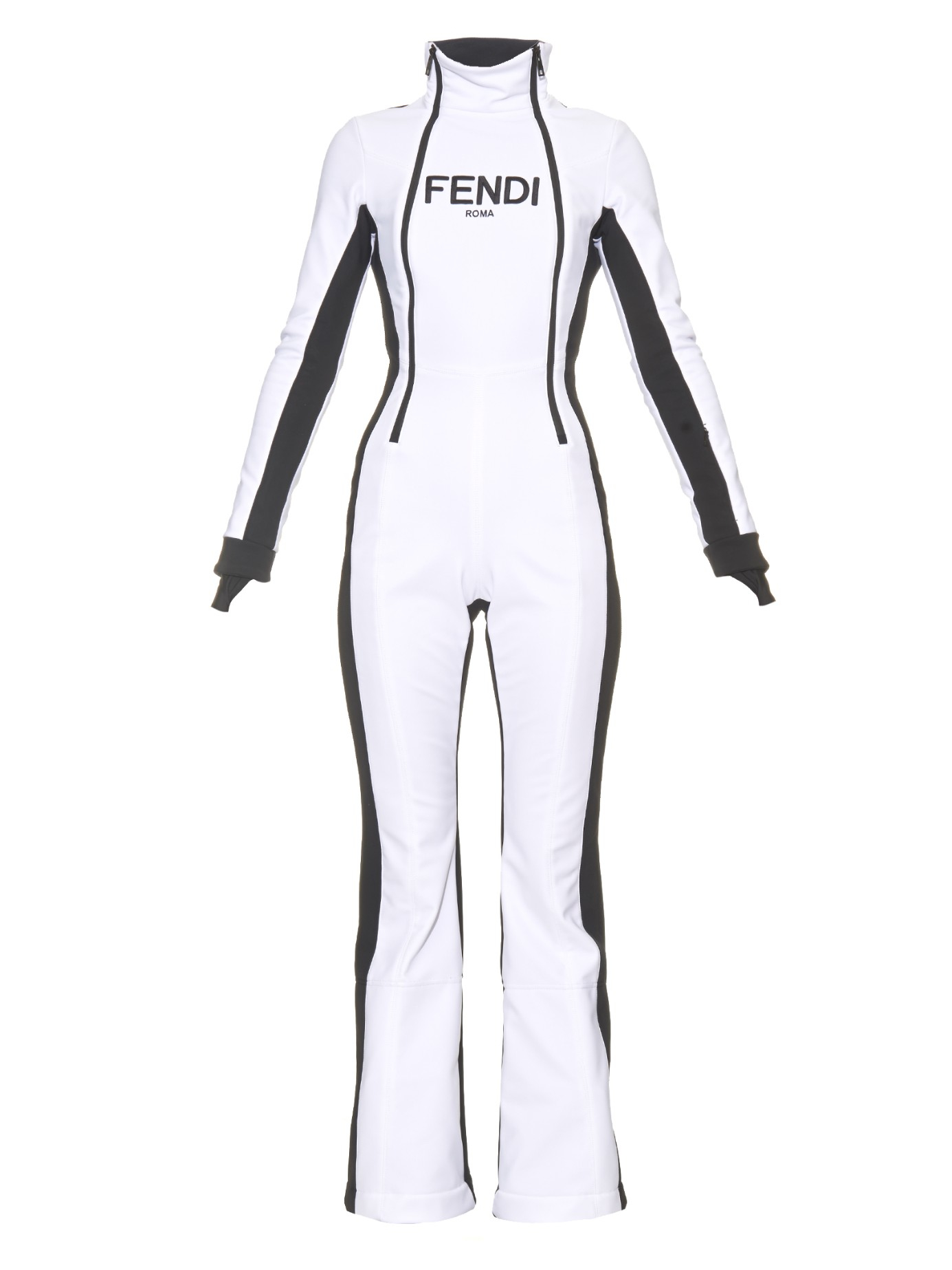 Lyst - Fendi Technical Ski Jumpsuit in White