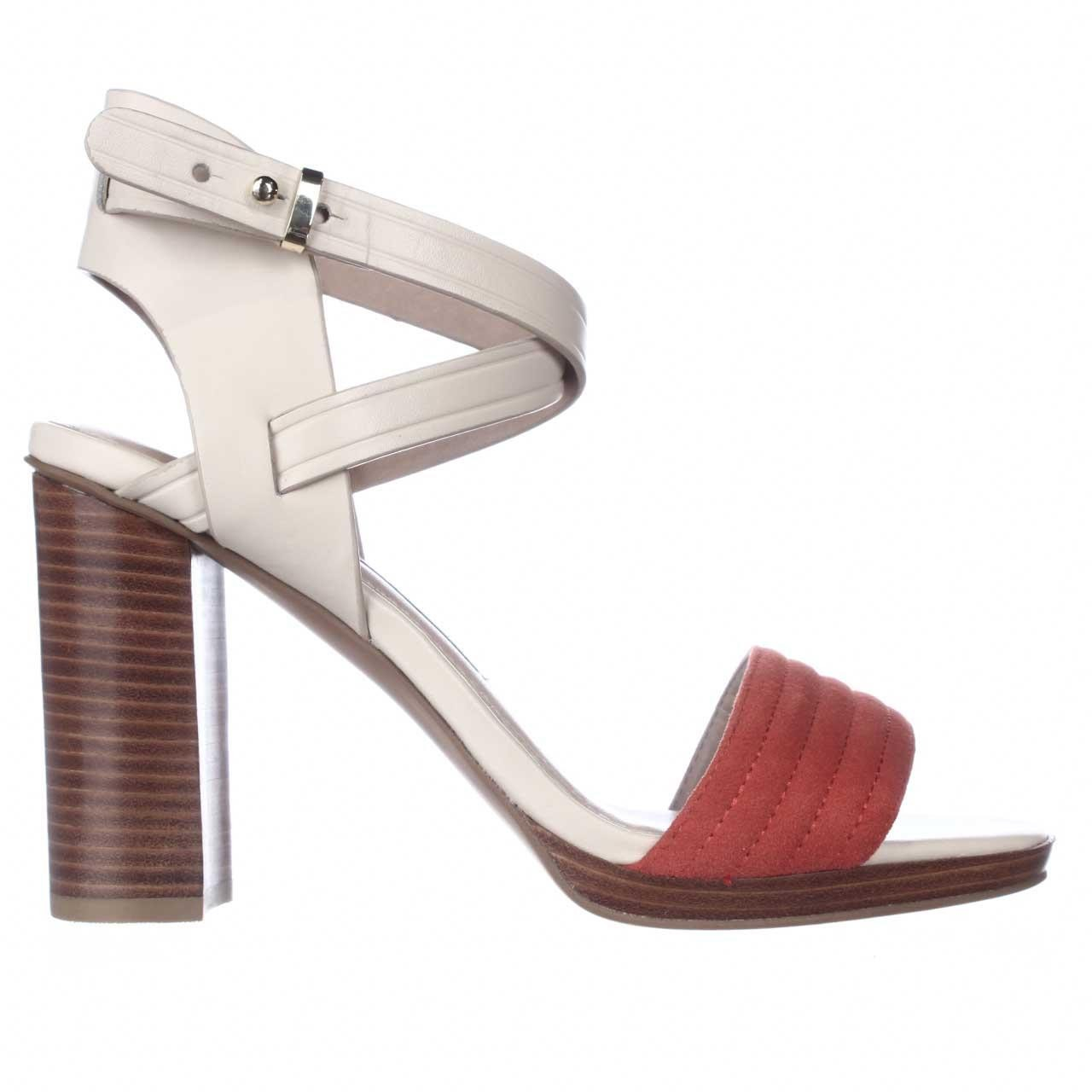 stacked heel sandals