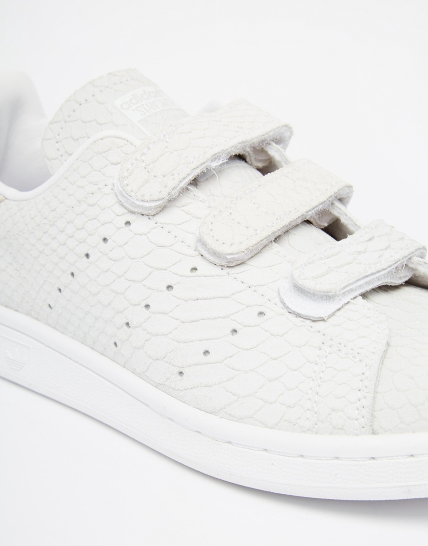 adidas white velcro sneakers