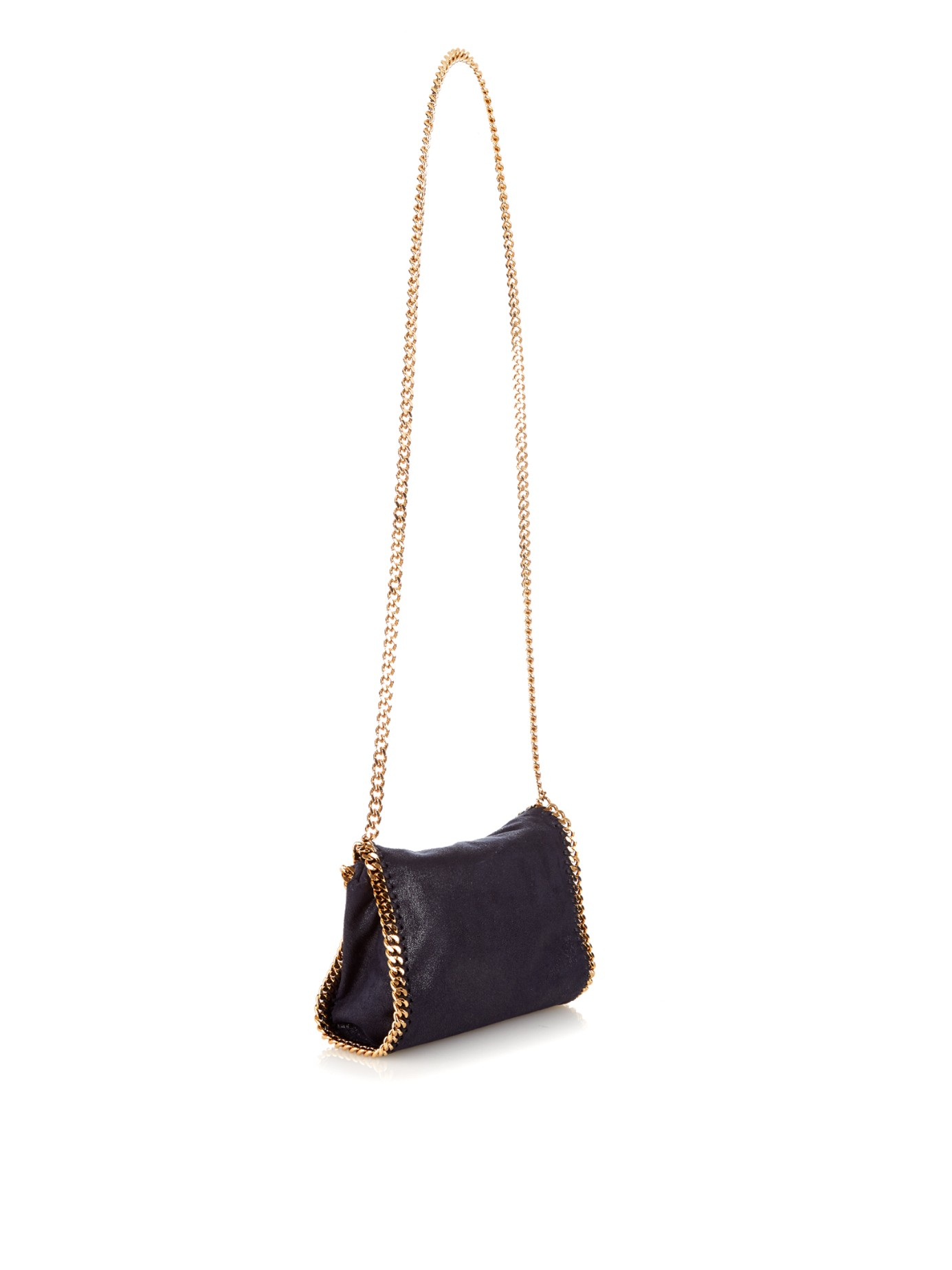 Lyst Stella Mccartney Mini Bella Faux Suede Cross Body Bag In Gallery