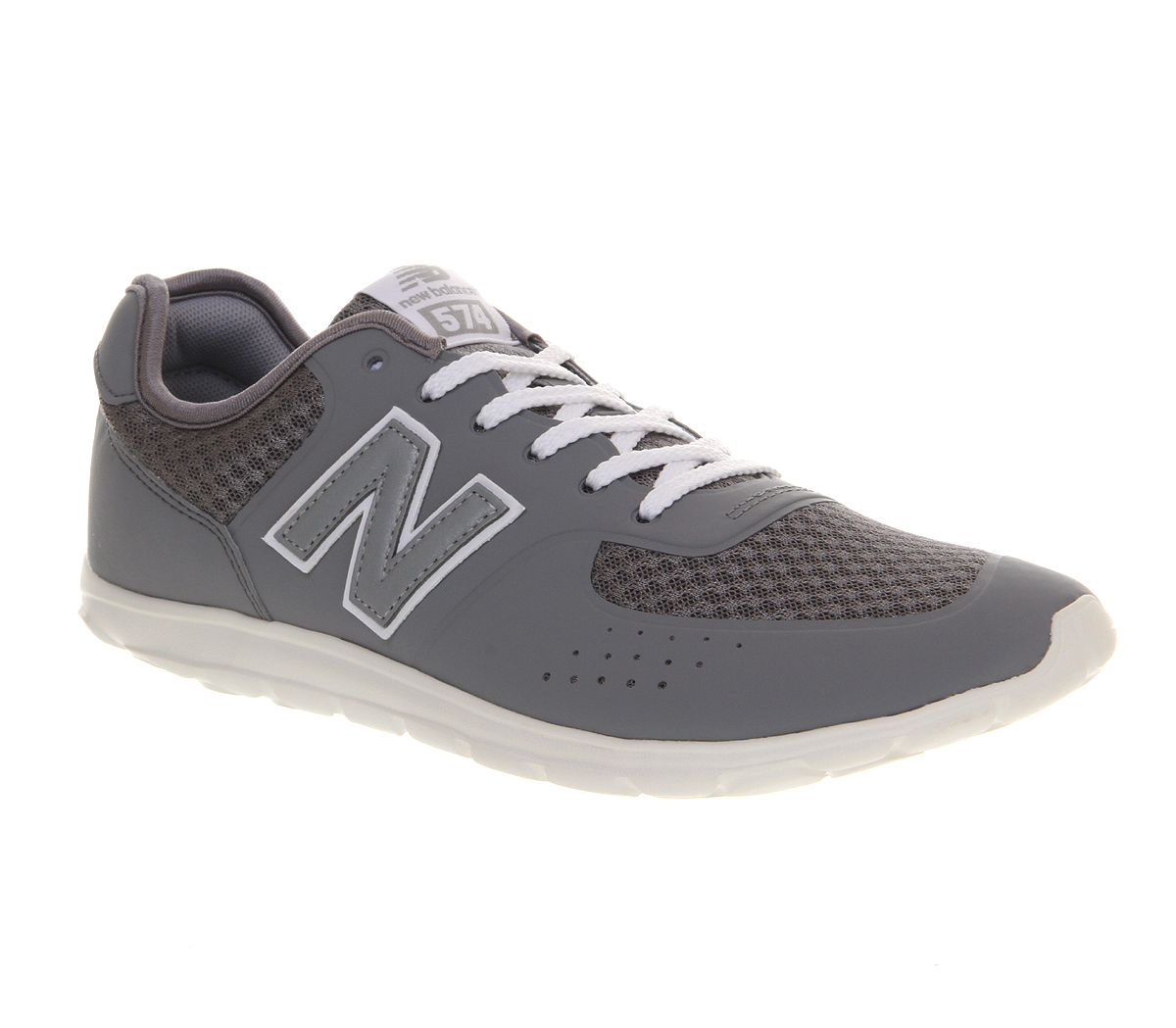 lyst new balance mnl 574 minimus grey in gray for lyst new balance mnl 574 minimus grey in gray for