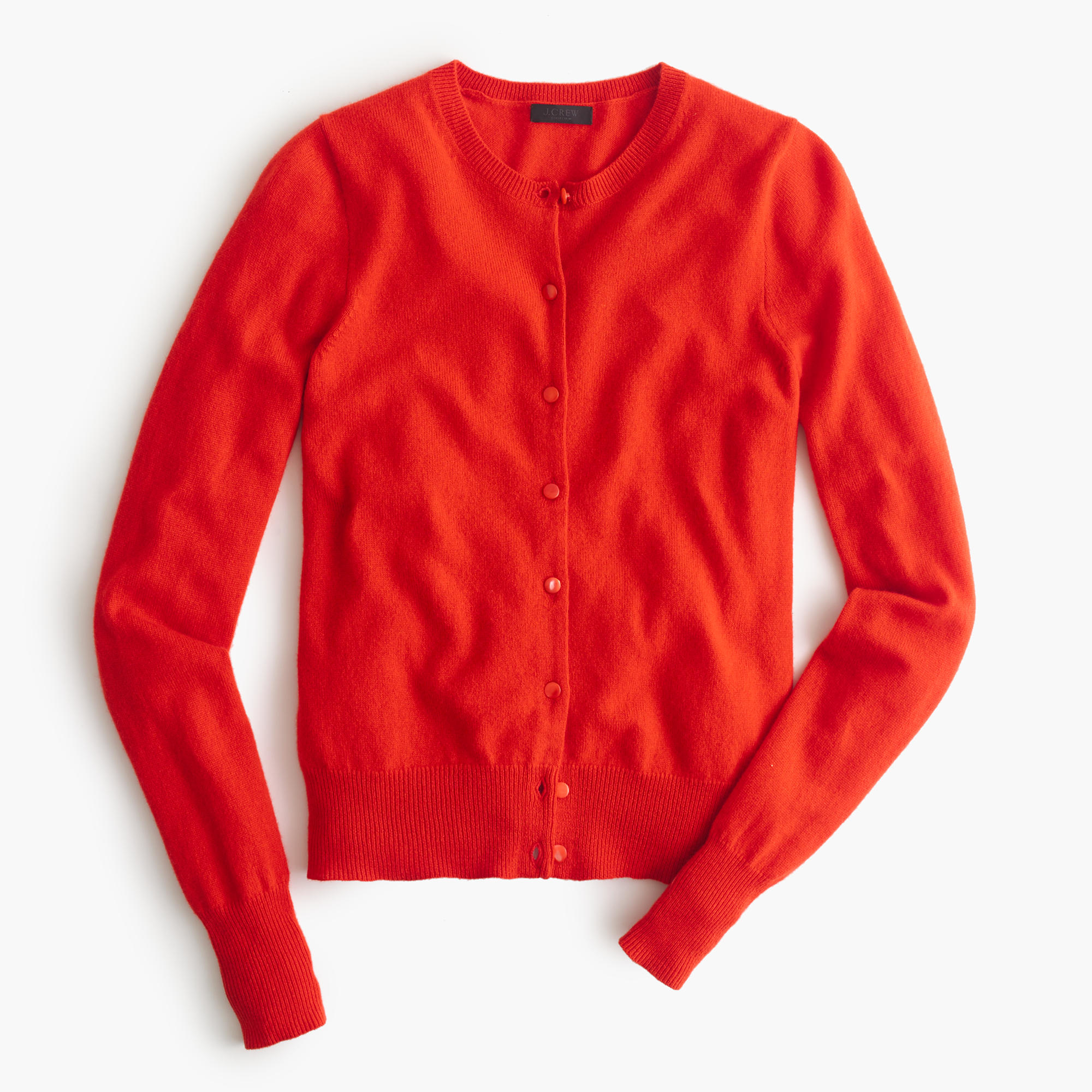 mens red cashmere cardigan