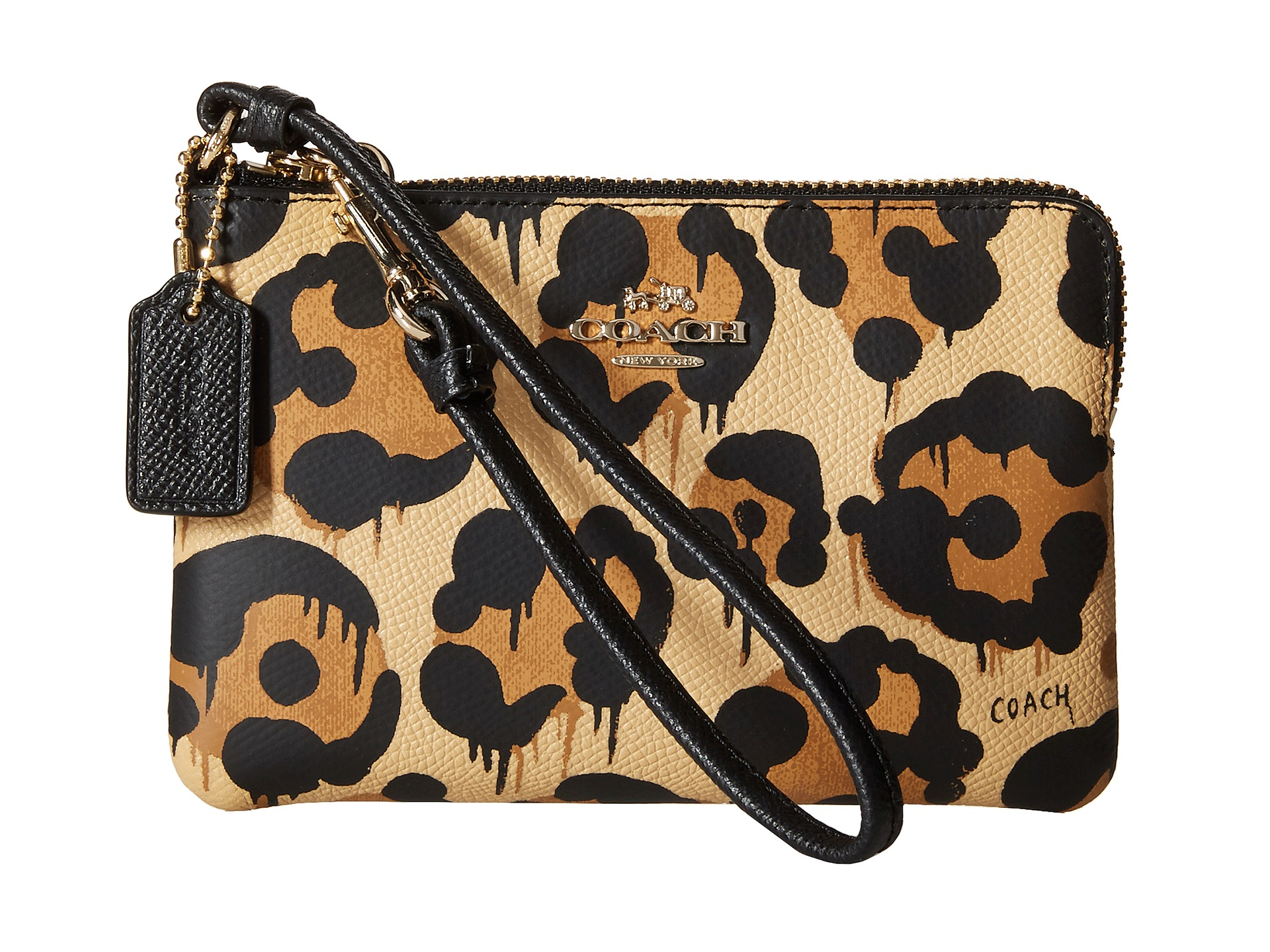 Lyst Coach Leopard Ocelot Print Corner Zip Gallery