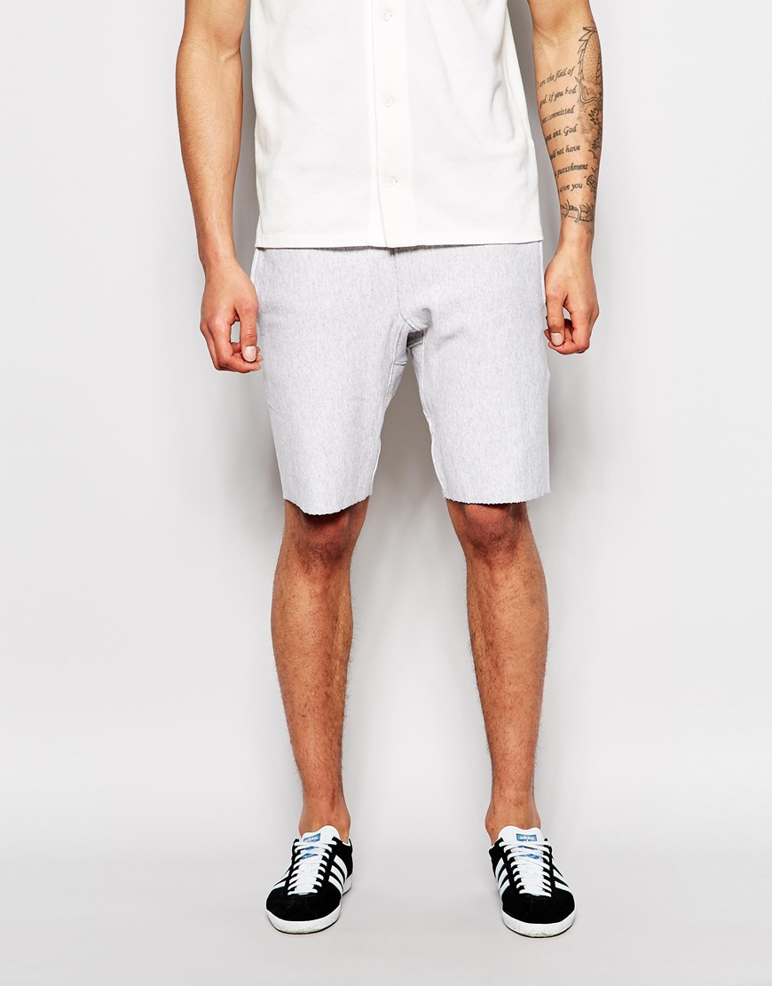 champion cut off sweat shorts