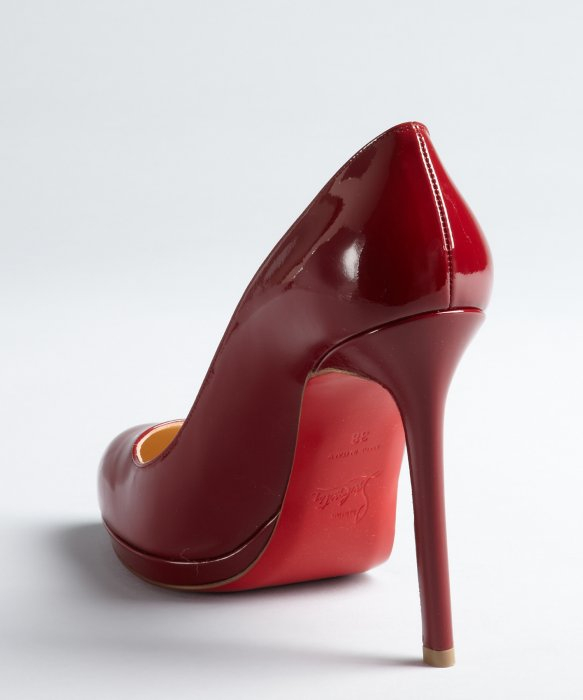 christian louboutin red patent