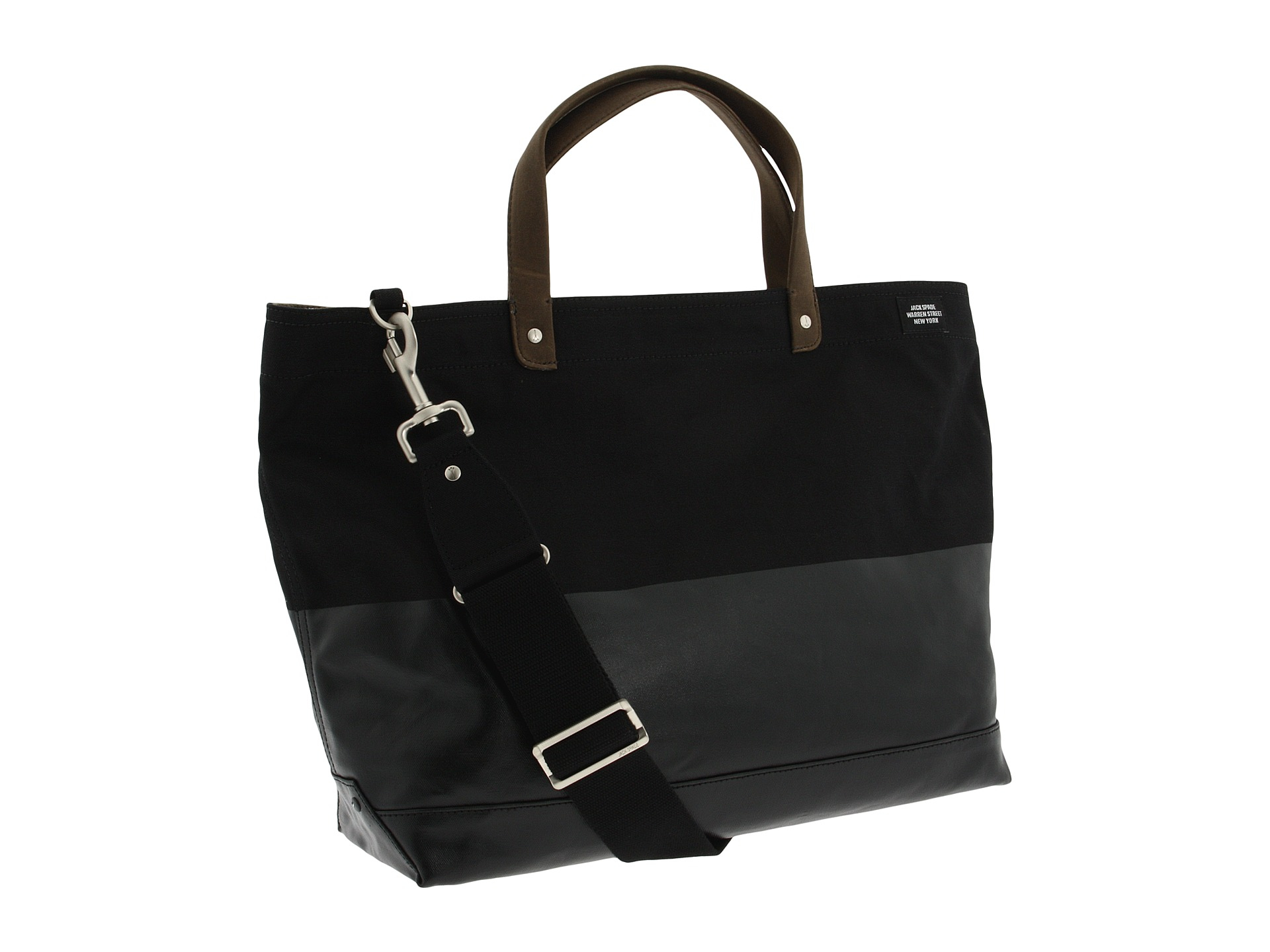 Jack spade Dipped Industrial Canvas Coal Bag in Black for Men Lyst