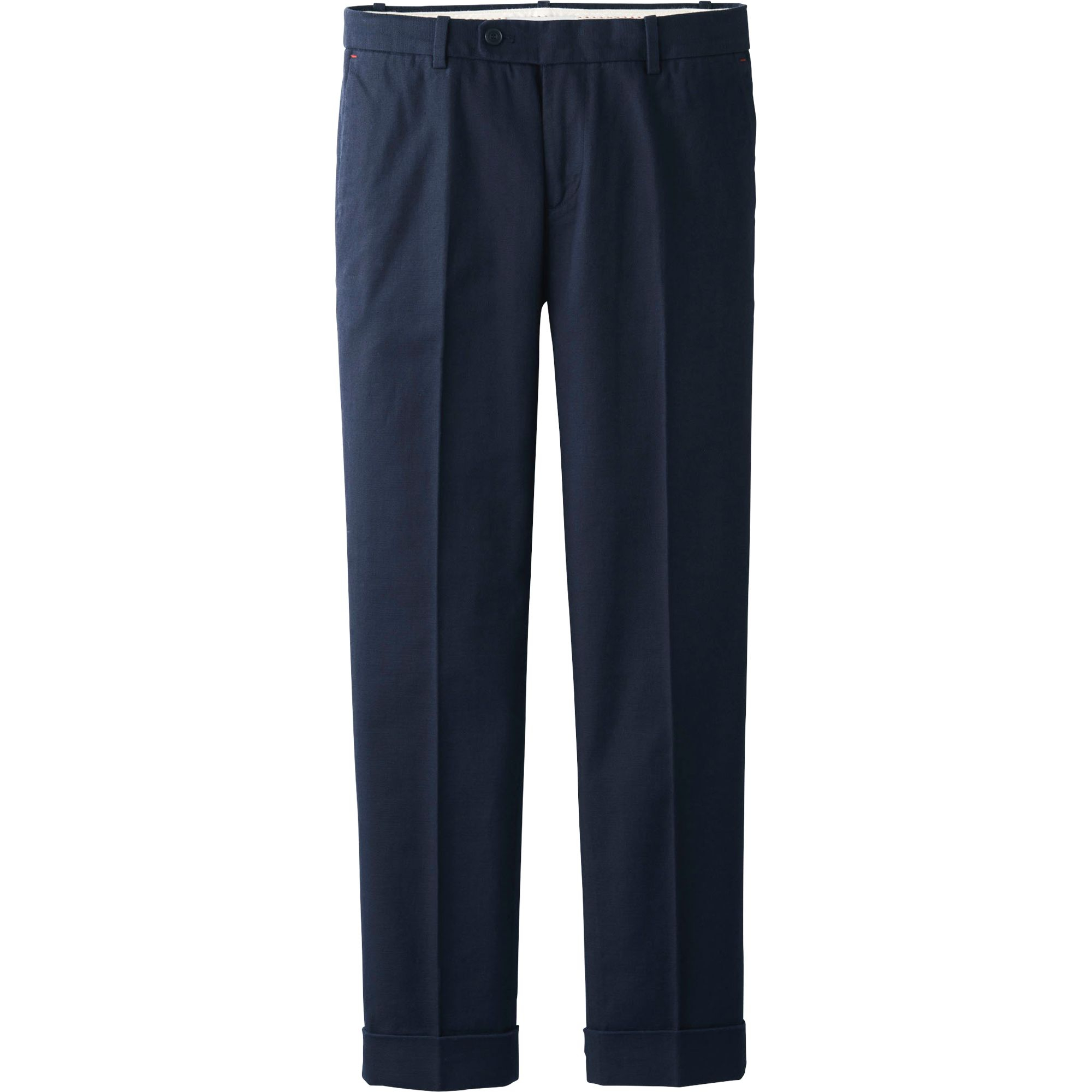Uniqlo Women Idlf Cotton Linen Herringbone Pants in Blue (NAVY) | Lyst