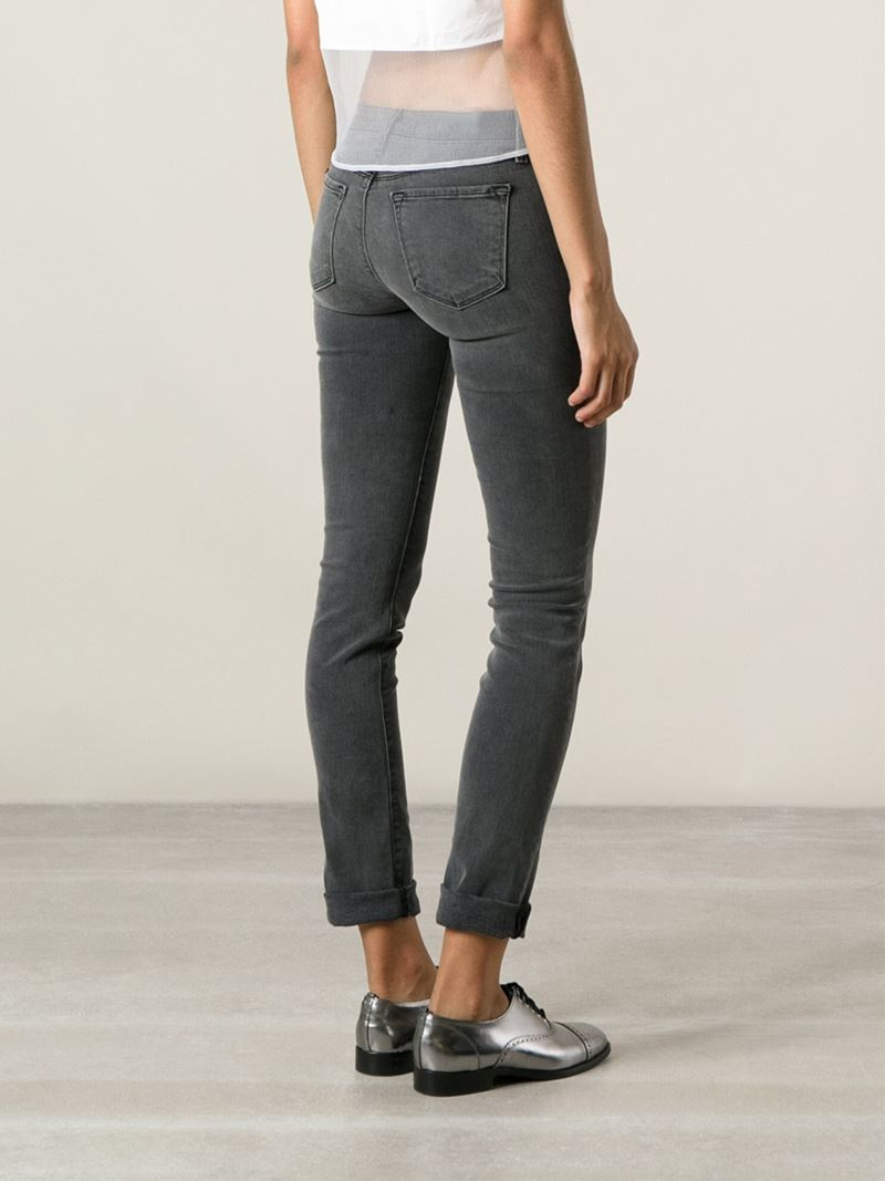 Lyst - J Brand Skinny Jeans in Gray