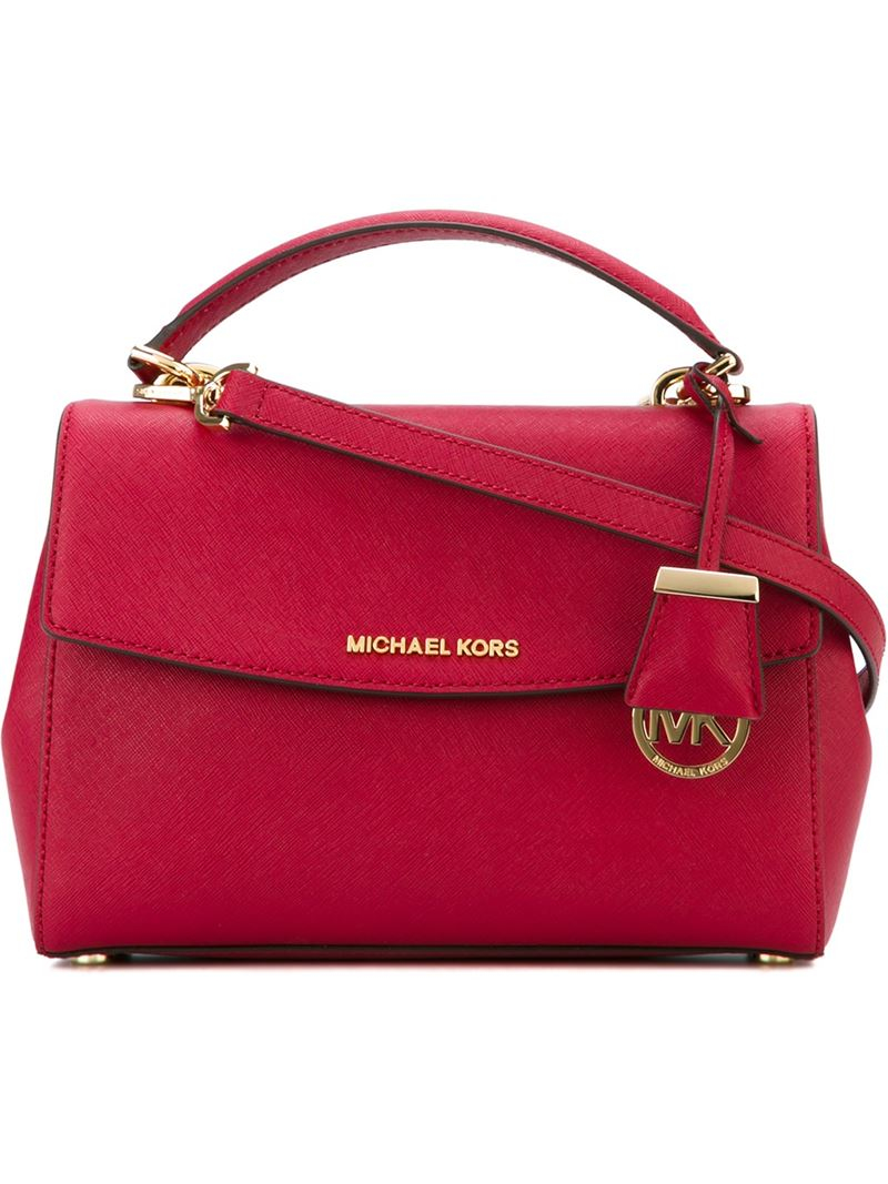 michael kors small red purse